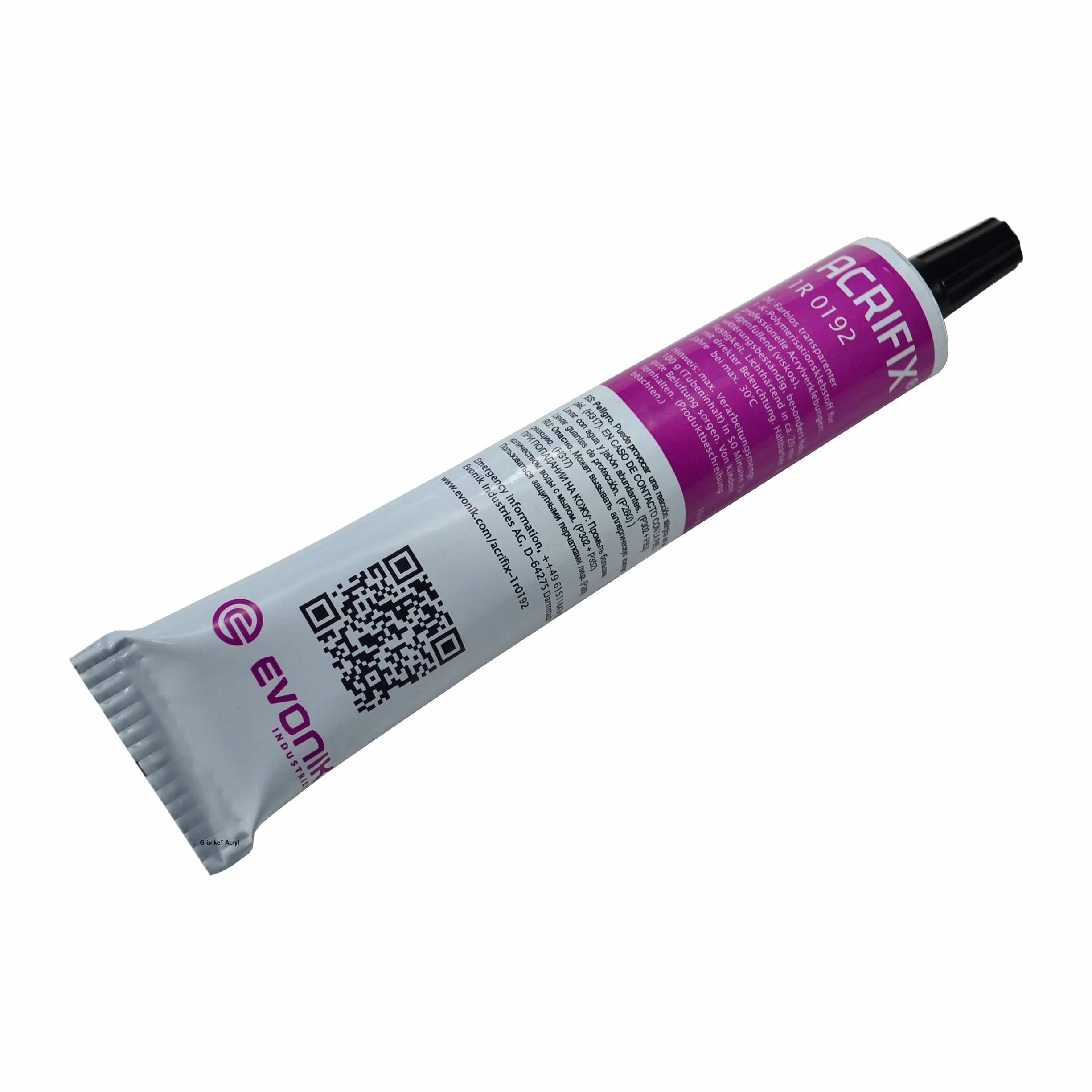 1R0192 PMMA, szkło akrylowe/PLEXIGLAS® klej również do polistyrenu i poliwęglanu tubka 100 ml