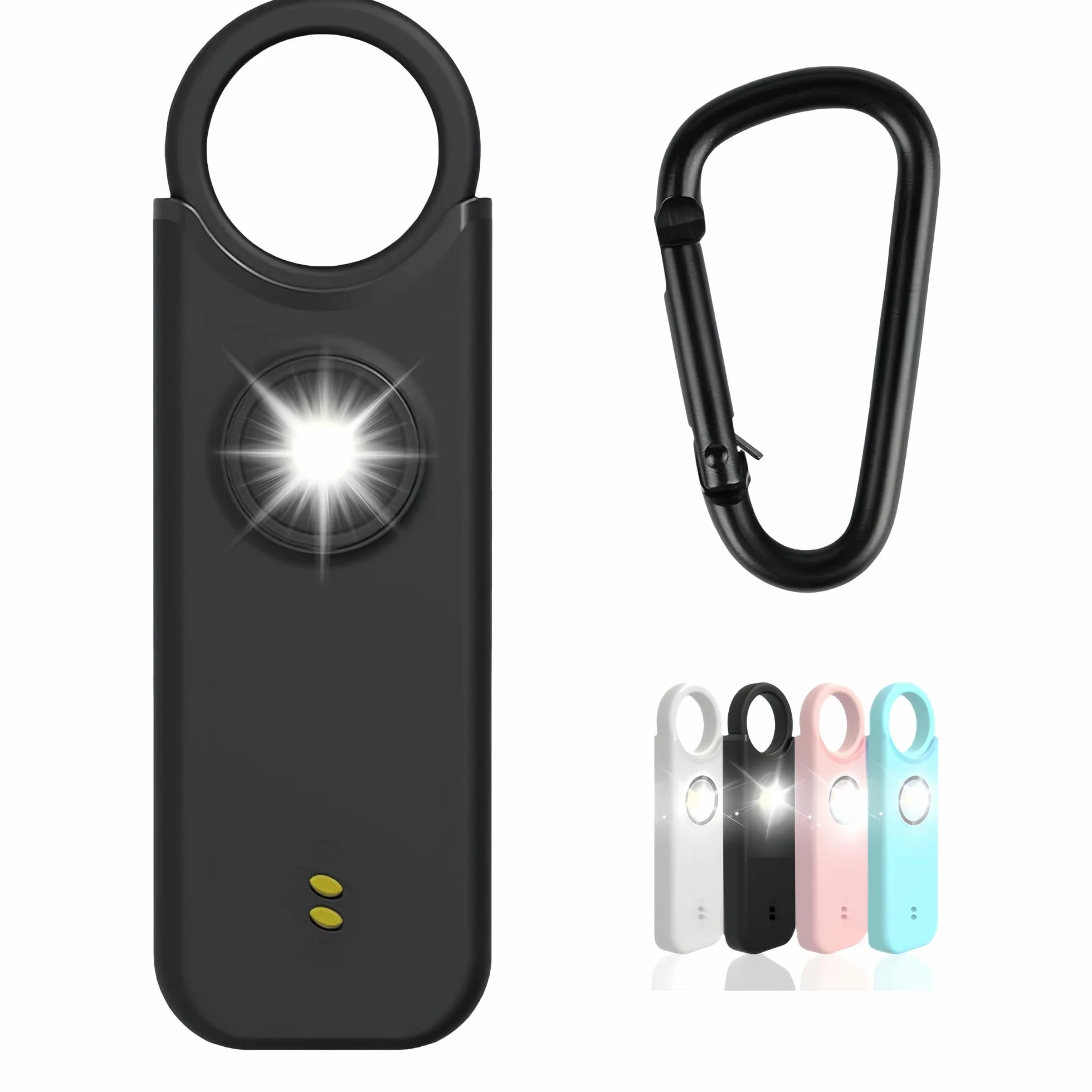 Flintronic Personal Alarm, 135 dB Alarm samoobrony z diodą LED i brelokiem, kieszonkowy alarm brelok alarmowy dla kobiet, dzieci, osób starszych, nocna zmiana