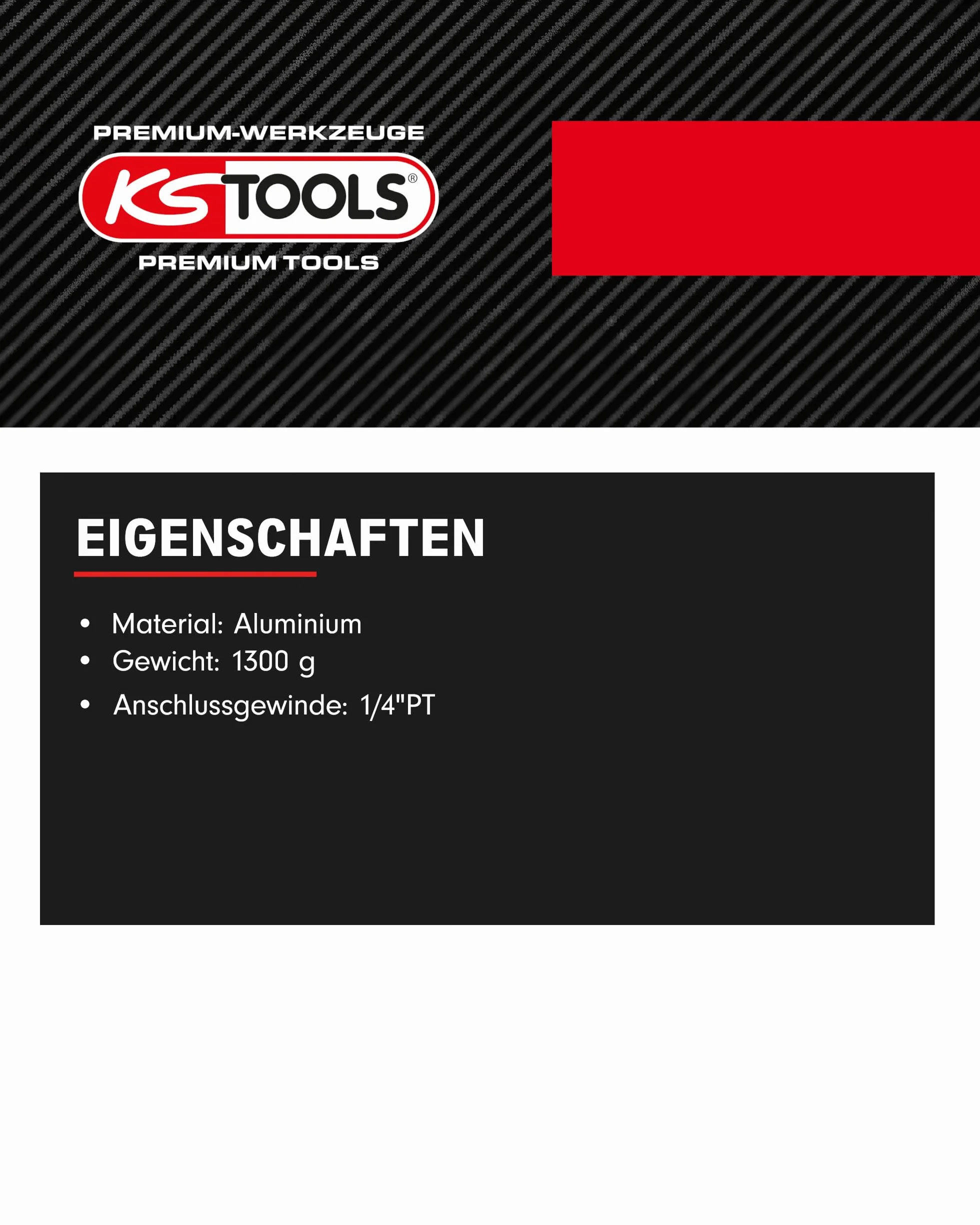 KS Tools 515.1985 Pistolet pneumatyczny do kartuszy 600 ml