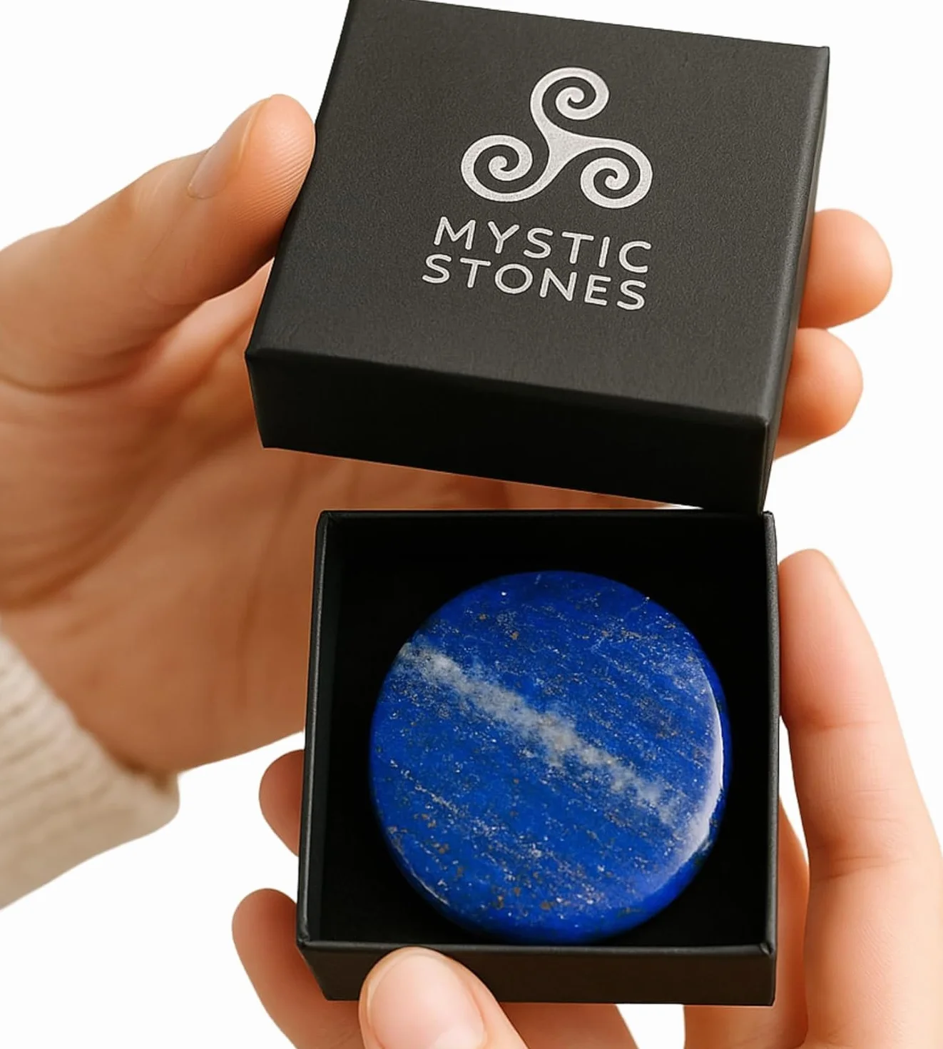 Lapis Lazuli Kamień Naturalny - Kryształ Mądrości i Jasności Psychicznej Niebieski Polerowany do Medytacji Reiki Czakry