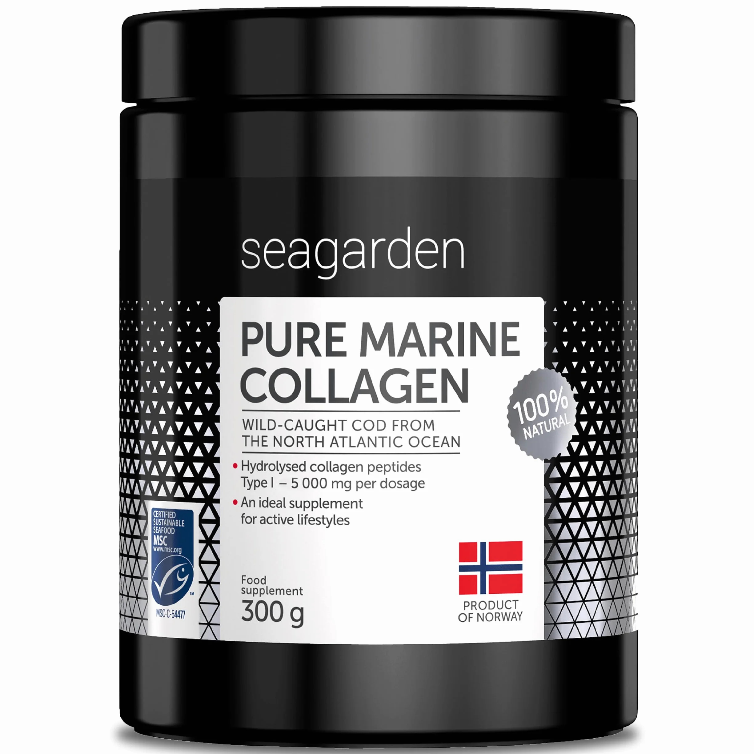Norweski kolagen morski hydrolizowany peptydy 300 g suplement zdrowej skóry włosów paznokci