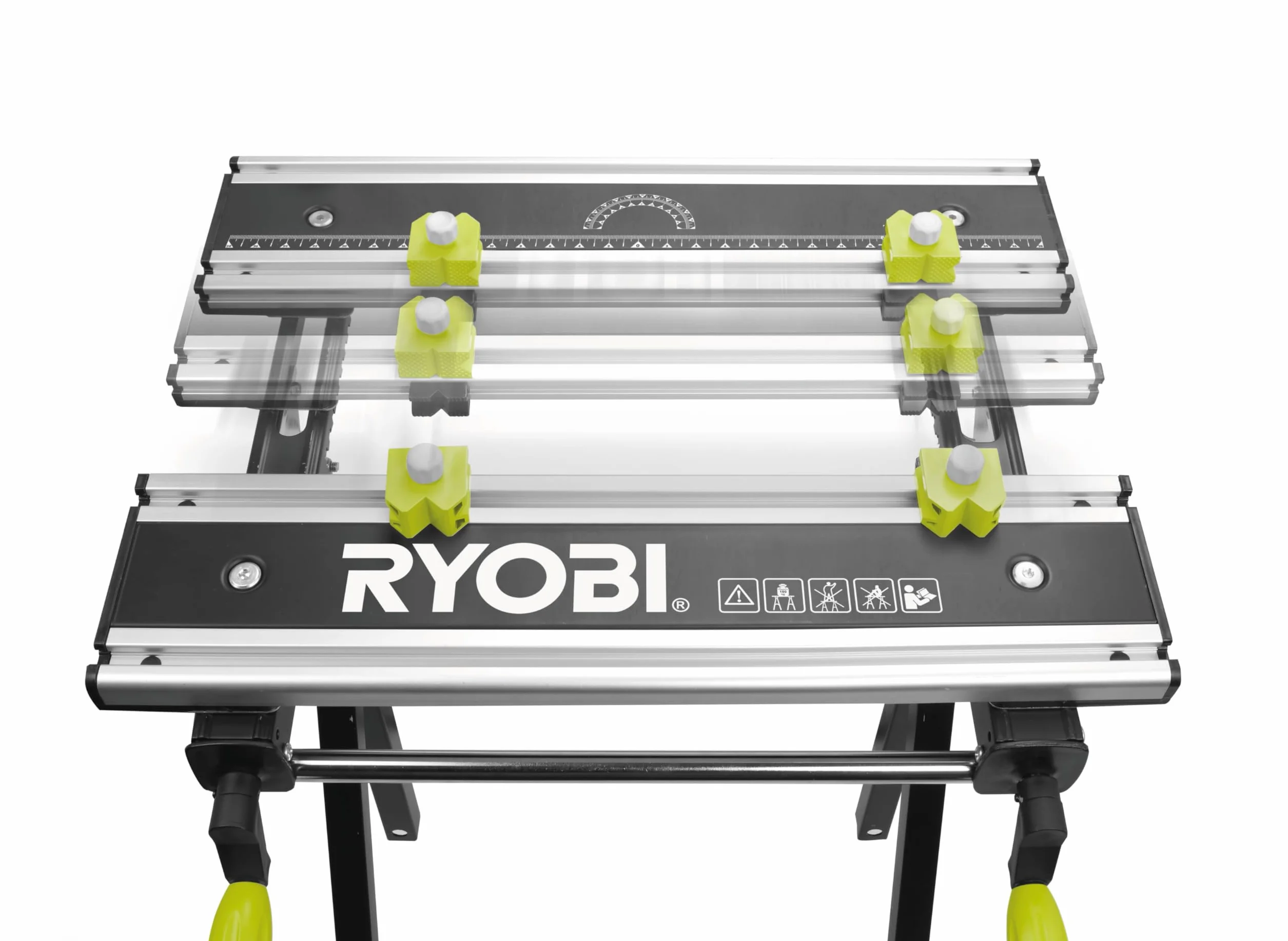 Ryobi RWB03 regulowana metalowa składana ławka robocza, czarna