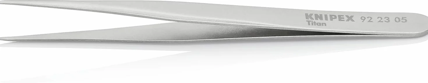 KNIPEX Pincety tytanowe matowe gładkie 120 mm