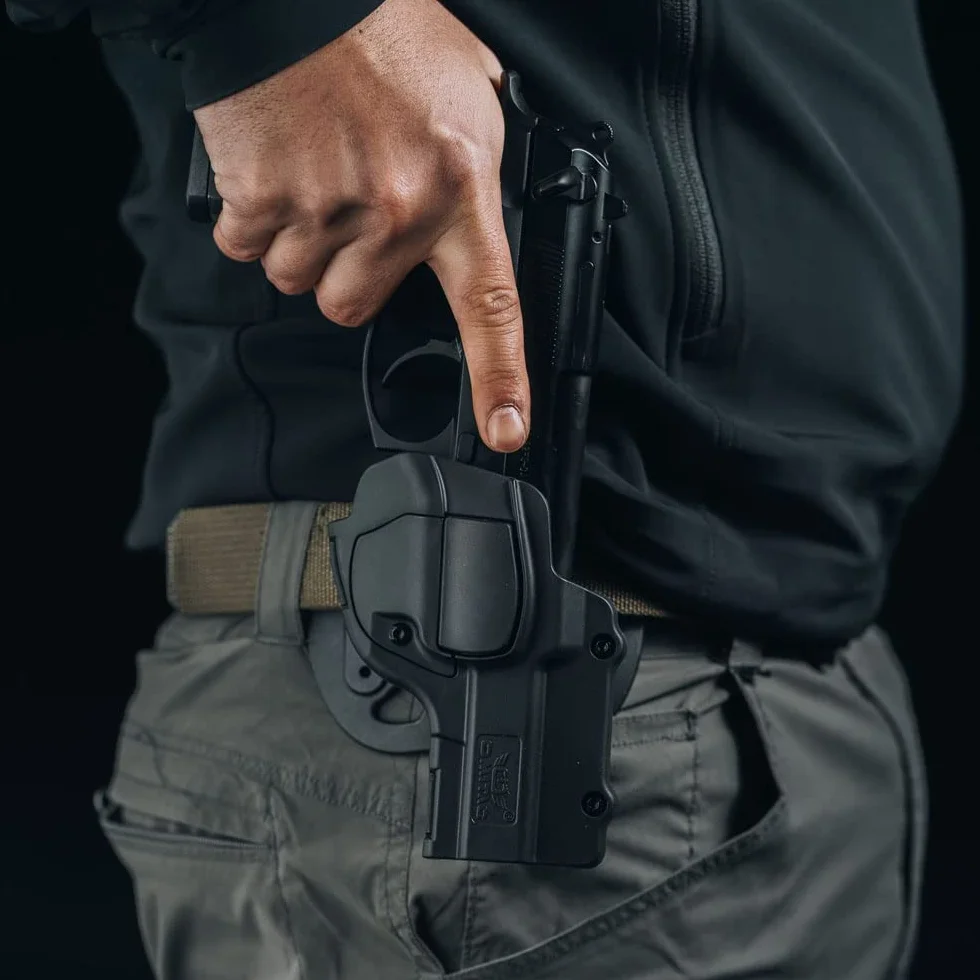 Beretta 92fs 98fs kabury na broń, praworęczne, czarne, taktyczna kabura zewnętrzna