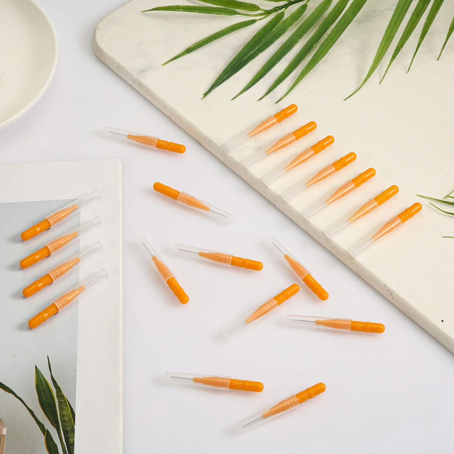 20 Sztuk Narzedzie do Czyszczenia Glowicy Prysznicowej, Szczotki do Czyszczenia Dyszy Prysznicowej Szczotka do Czyszczenia Zapobiegajaca Zatykaniu Otworów (Pomaranczowy)