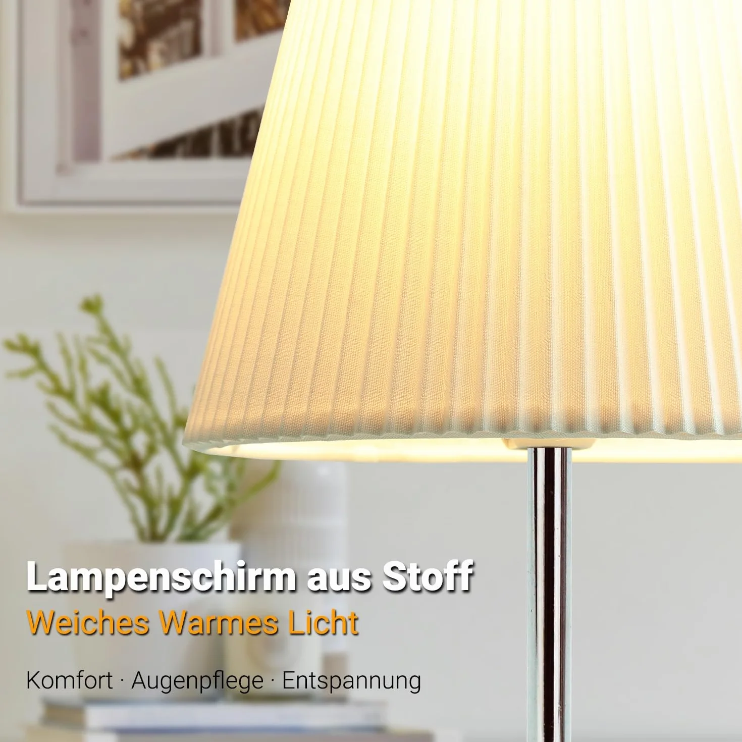 HSLighting Lampka nocna dotykowa ściemniana: lampa stołowa dotykowa ściemniana żarówka 3 poziomy jasności, regulowana lampa biurkowa, minimalistyczna do czytania, salon