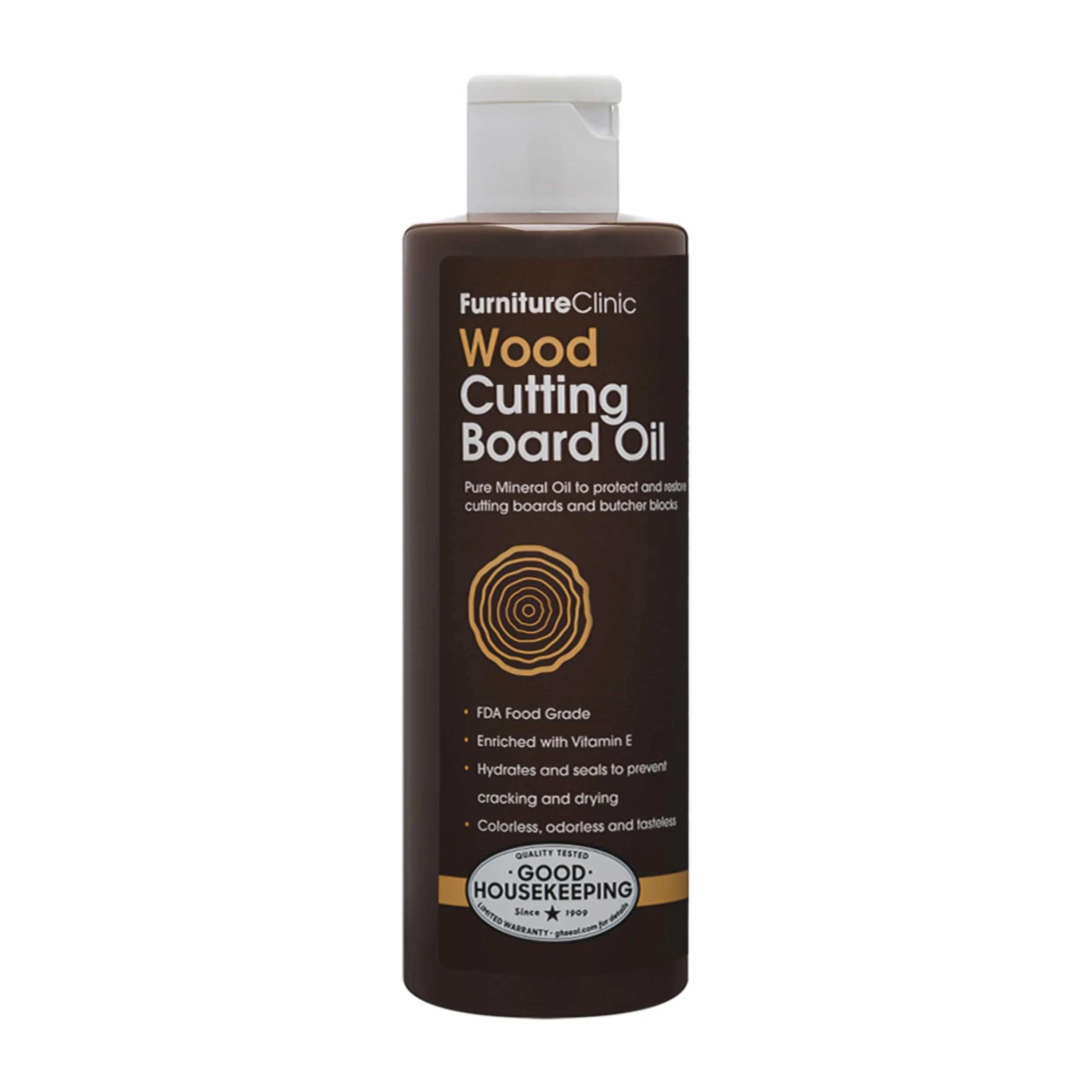 Furniture Clinic Odżywka do desek do krojenia (250 ml) - formuła olejów mineralnych i wosków klasy spożywczej do odnawiania i konserwacji desek do krojenia