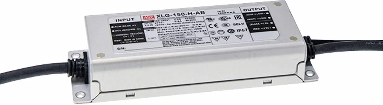 Sterownik LED Mean Well XLG-150-12-A o stałym napięciu, prąd stały 150 W 6,25-12,5 A 12 V/DC zatwierdzony dla