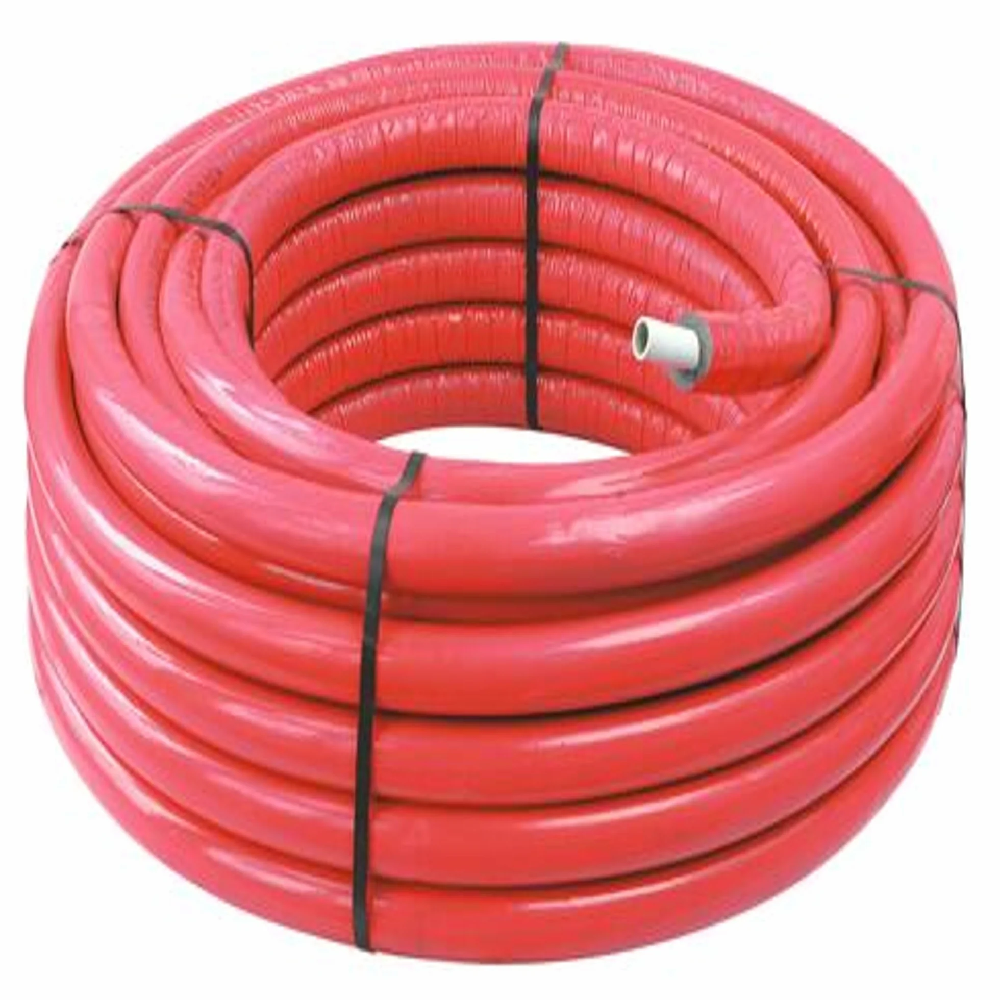 SOMATHERM FOR YOU - Rolka 25m Rury Multistrato Izolowanej Ø26 - Do Sieci Wody Pitnej i Ogrzewania - Czerwona - Tmin 5°C/Tmax 95°C - Maks. Ciśnienie 10 Bar - Bariera Antytlenowa