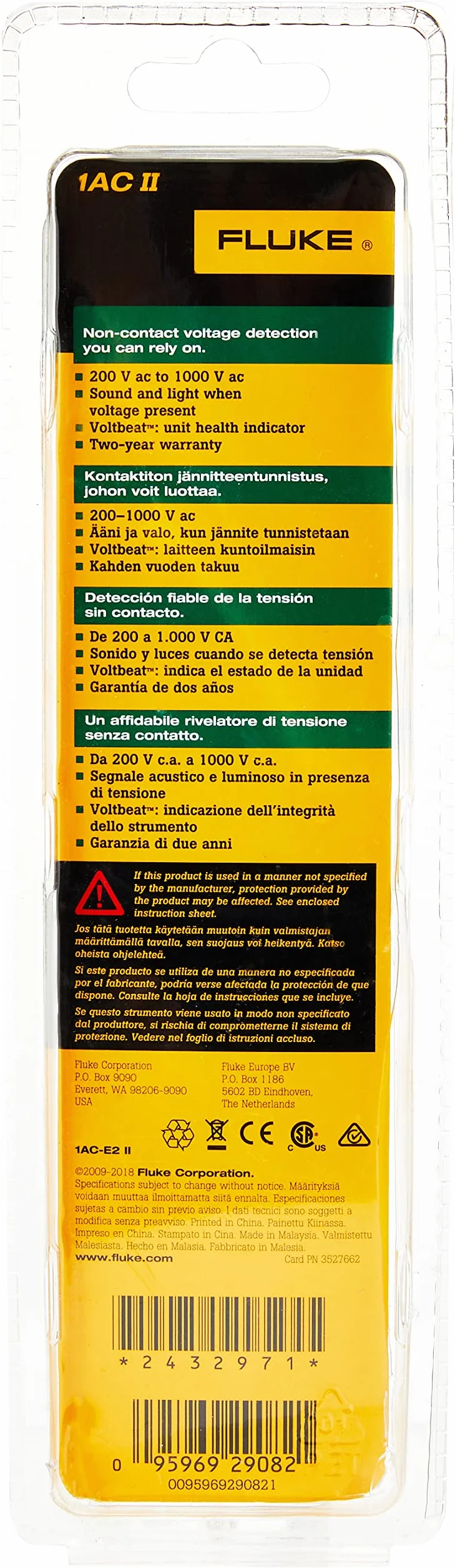 Fluke 1AC II VoltAlert Tester elektryczny