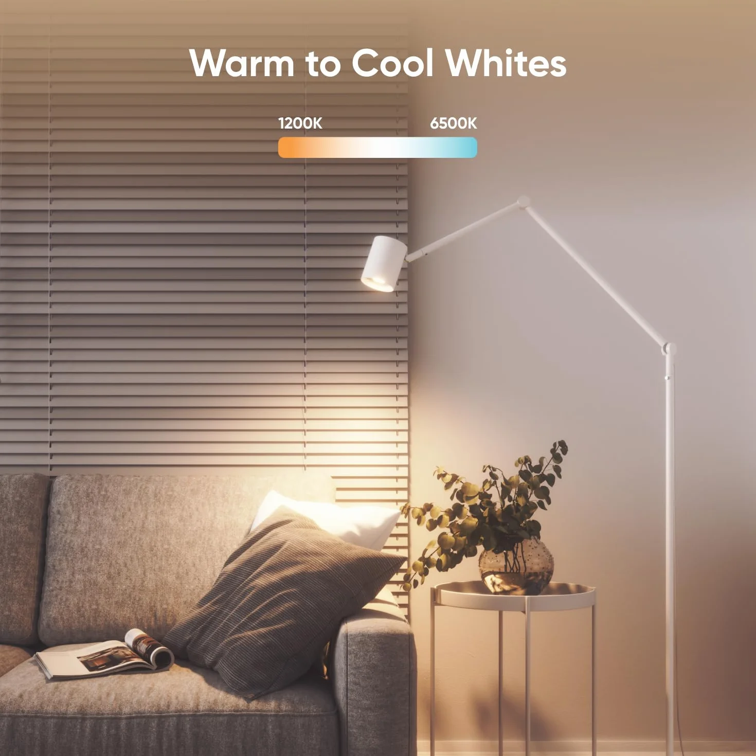 Nanoleaf Matter GU10 Inteligentna żarówka LED, 3 x ściemniane reflektory RGBCW, lustro ekranowe, 16 m kolorów, 400 lumenów, aplikacja WiFi/sterowanie głosowe (Alexa, Apple, Google), idealna do