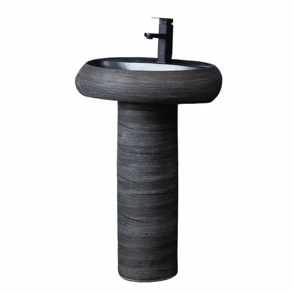 Ceramiczna Umywalka Łazienkowa Nablatowa, Umywalka Nablatowa, Umywalka Zewnętrzna Na Postumencie, Zintegrowana Umywalka Stojąca Do Domowej Toaletki, Stylowy I Funkcjonalny Design