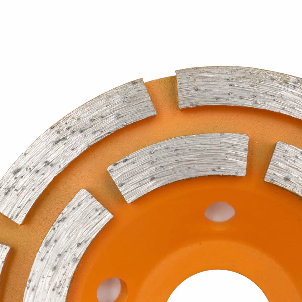 szt. 4"/Średnica 100 mm Dwurzędowe diamentowe tarcze szlifierskie Polerowanie Koncertowa cegła Ceramiczna ziarnistość #40/50 Szlifierka garnkowa Otwór 22,23 mm, 1 szt. 4"/Średnica 100 mm, 1