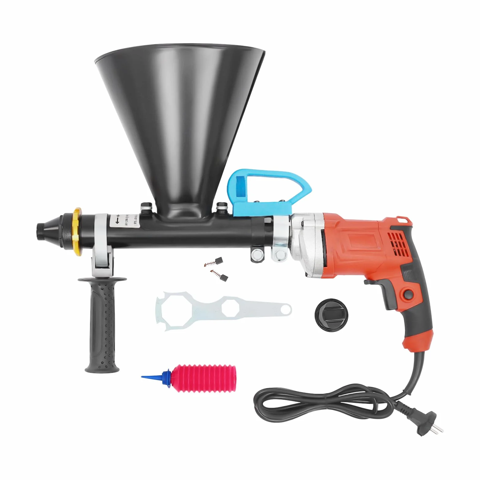 Elektryczny pistolet do fug cementowych 700 W, przenośna strzykawka do zaprawy murarskiej, pompa do fug z dwiema zdejmowanymi dyszami do instalacji, drzwi bezpieczeństwa, klimatyzacji, napraw ścian