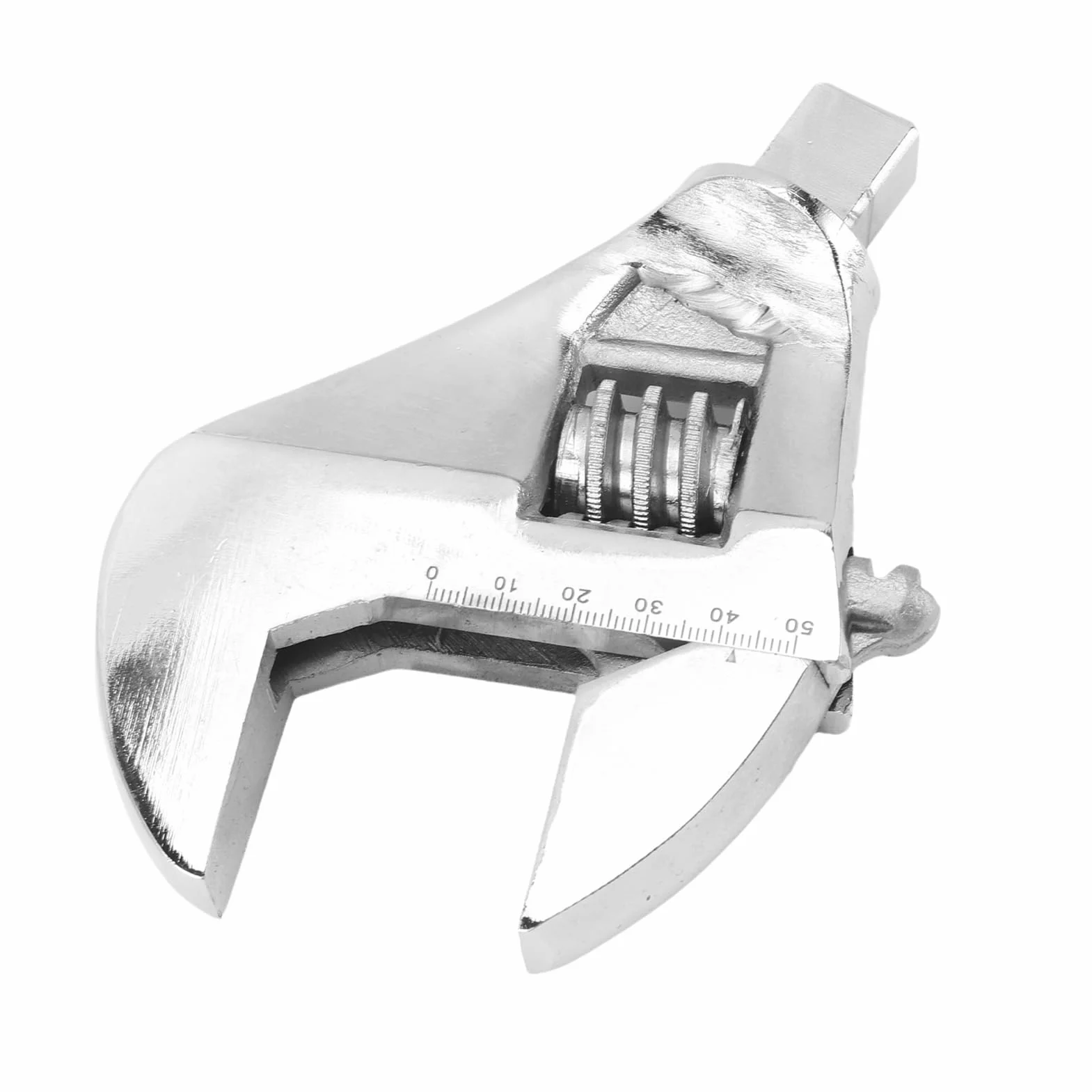 Głowica do Wymiany Klucza, Stal Wanadowa, Klucz Nastawny Klasy Przemysłowej, Narzędzie Skrętne o Dużym Rozwarciu dla Mechaników (0–48 mm / 0–1,9 cala)