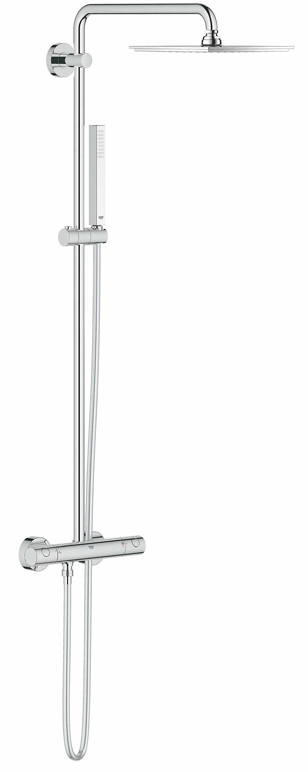 GROHE Euphoria System 230 System prysznicowy z termostatem do montażu ściennego