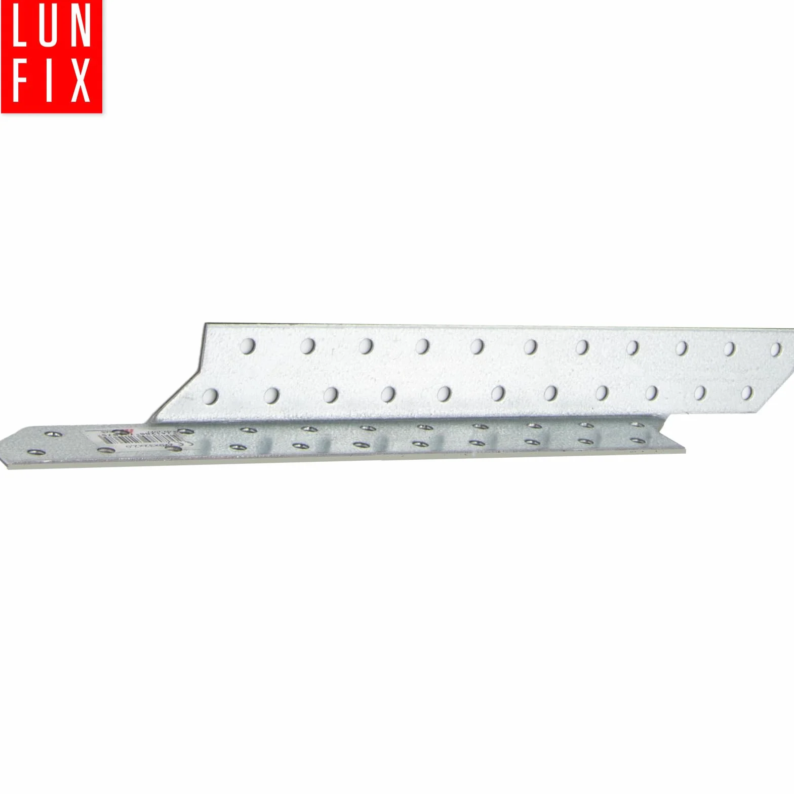 Kotwa do płatwi krokwi ocynkowana łącznik kątowy do dużych obciążeń łącznik belkowy 40 x 290 mm prawy zestaw 50 sztuk