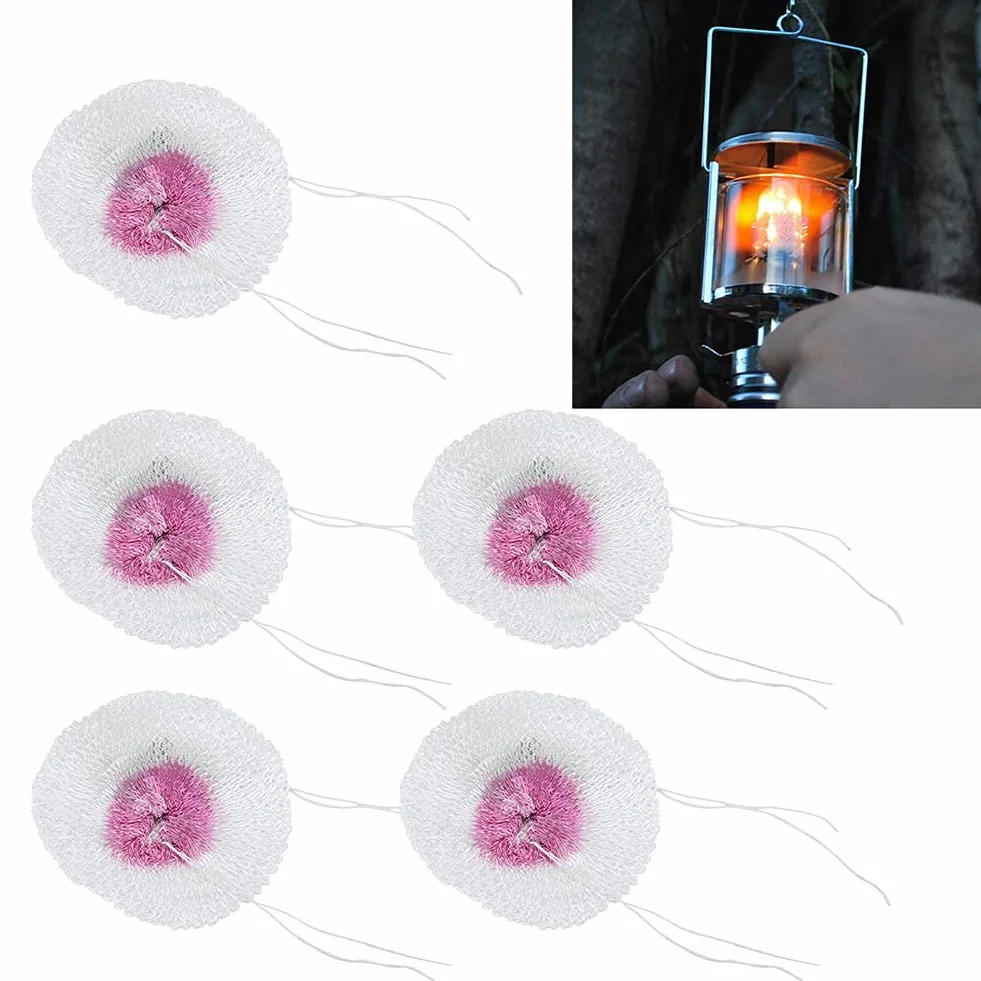 Kerosin płaszcze do lamp, do lampy żarowej, płaszcz, latarnia gazowa, 20 sztuk, światło kempingowe, tkanina siatkowa, abażur z podwójną głowicą, do użytku na zewnątrz, na kemping, wędrówki i wiele innych