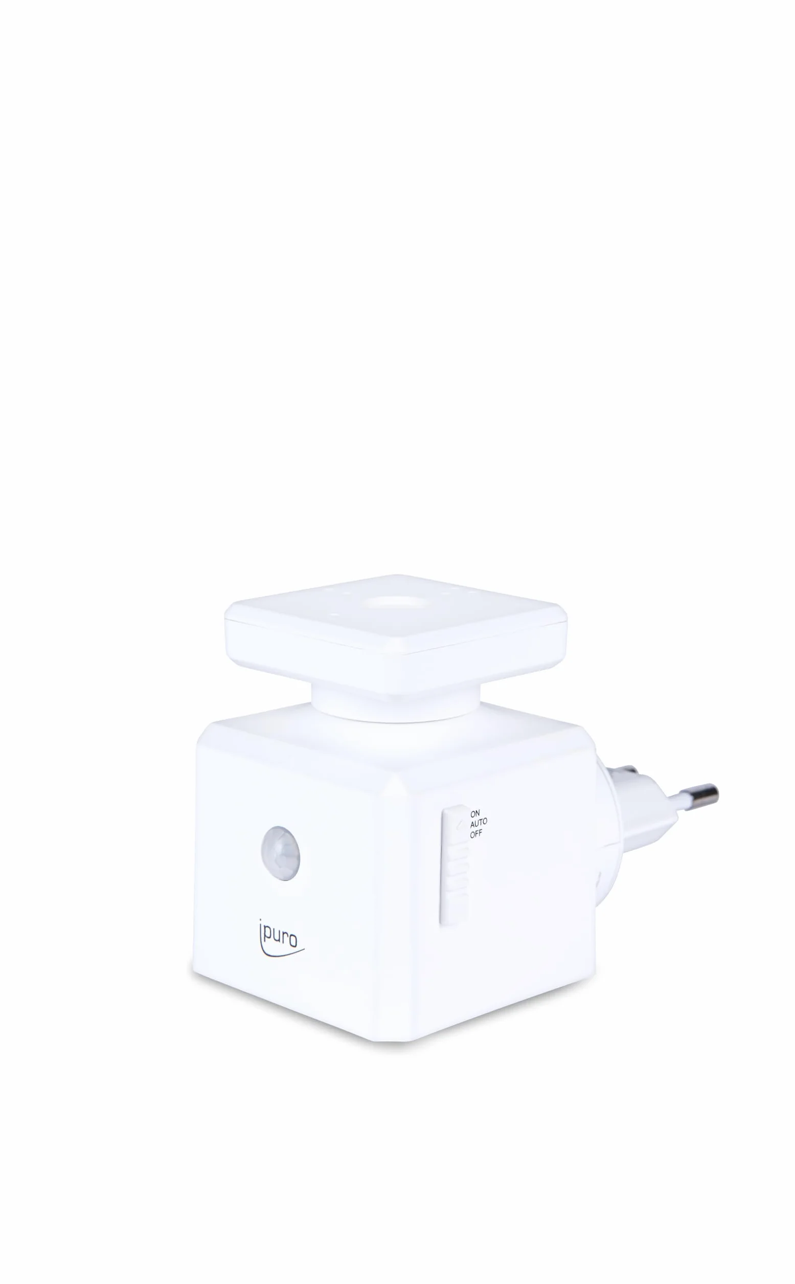ipuro Electric Scent Plug z czujnikiem ruchu i oświetleniem otoczenia – dyfuzor zapachowy do gniazdka – odświeżacz powietrza z 3 poziomami zapachu – automatyczny dozownik zapachów Essentials