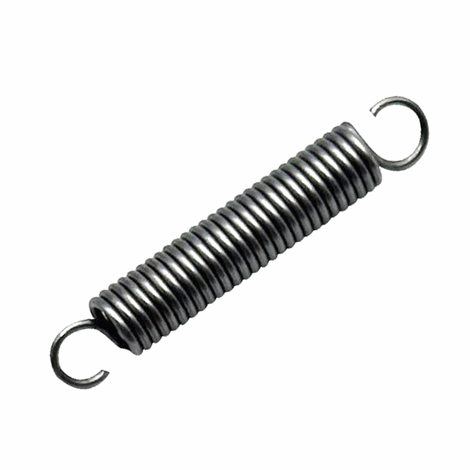 1 szt. Podwójne sprężyny naciągowe ze stali, 3,5 mm x 25 mm x 140 mm, sprężyna napinająca z otwartym hakiem