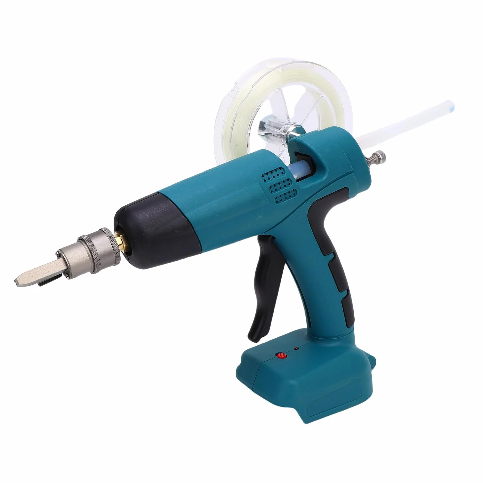 Garosa Pistolet do Klejenia Kabli światłowodowych FTTR, Bezprzewodowy Pistolet do Klejenia Kabli światłowodowych ABS, Maksymalna Temperatura 428°F, Podgrzewanie Wstępne od 6 8 minut. Kleje w