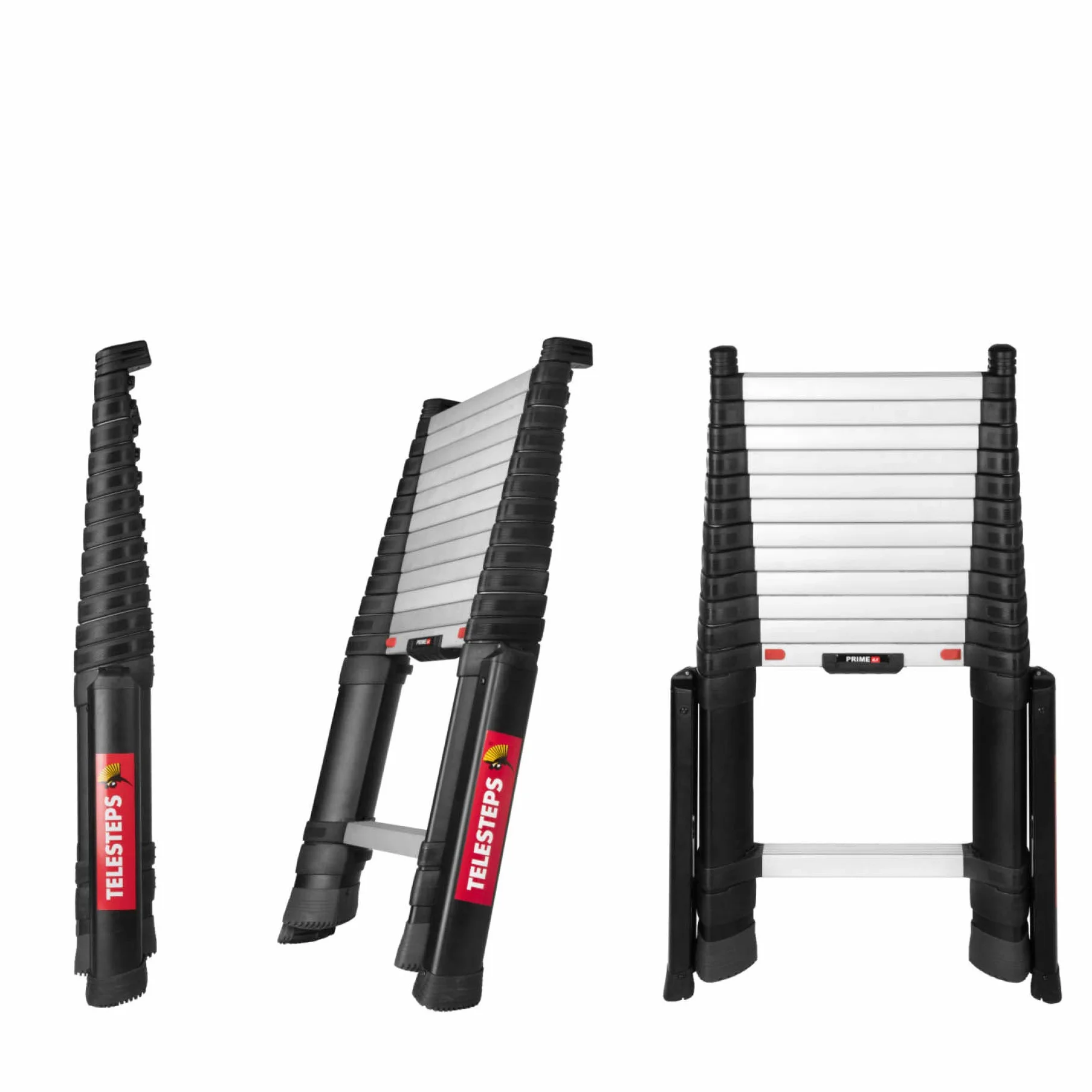 Telesteps Prime Line 4,1 m ze stabilizatorami, drabina teleskopowa bardzo mocna (72241-781)