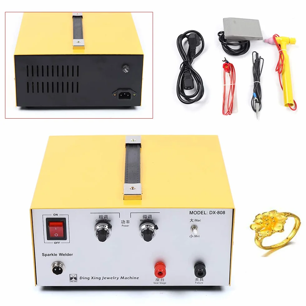 Spawarka punktowa do biżuterii, elektryczna maszyna lutownicza, spawarka punktowa do biżuterii, spawarka punktowa 600 W