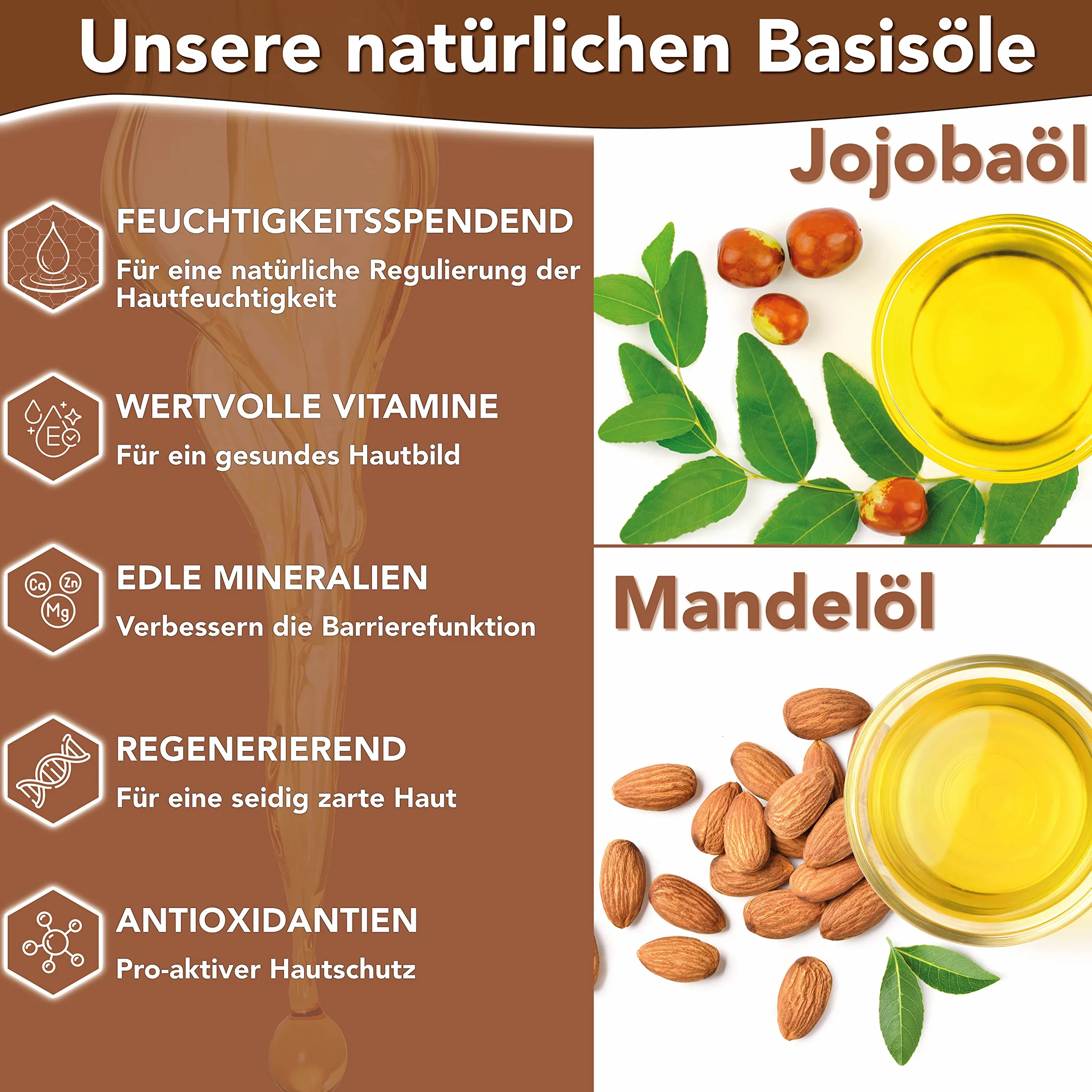 Olejek kokosowy do masażu 250 ml z olejkiem jojoba i migdałowym 100% naturalny wegański