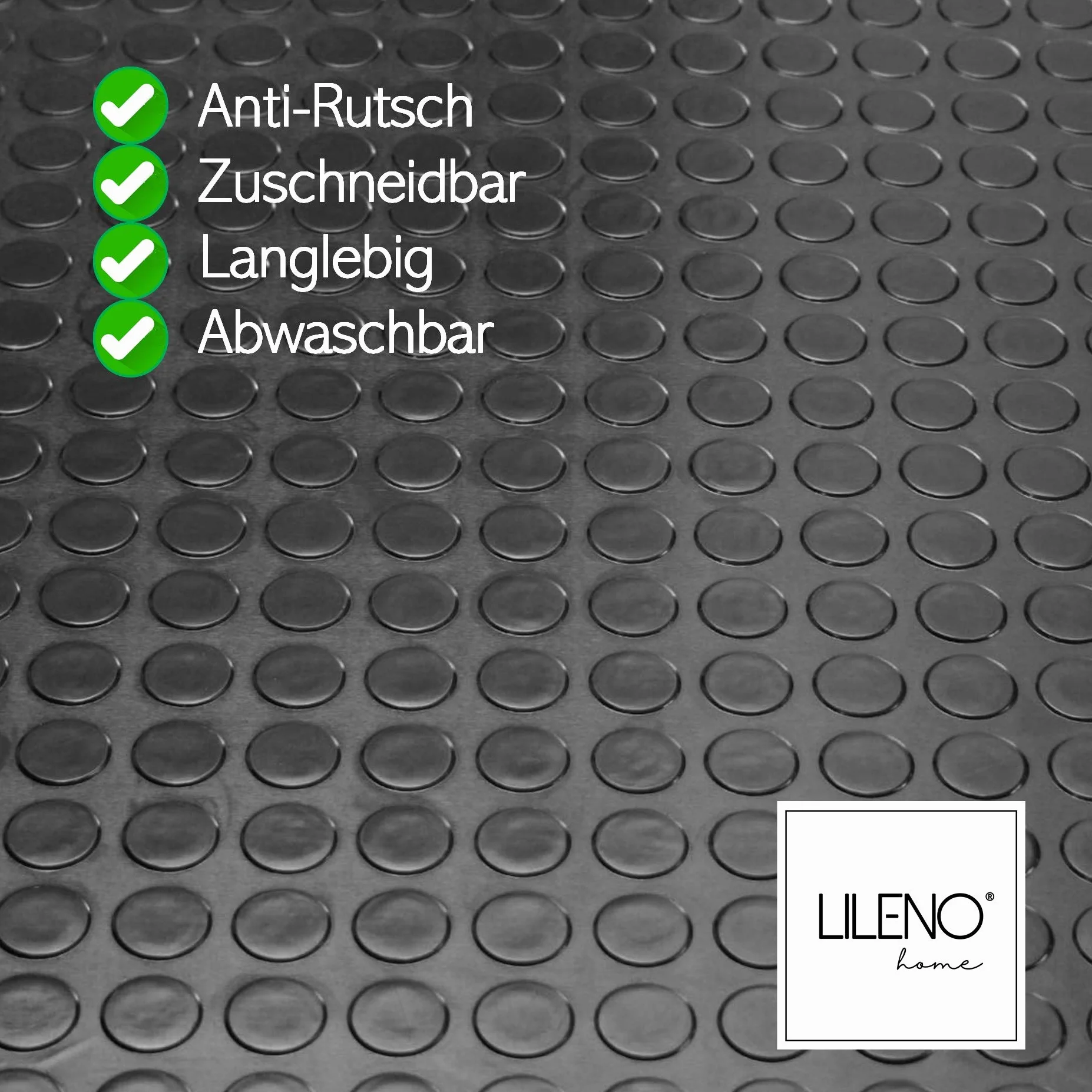 Mata gumowa z wypustkami 3 mm 130 x 100 cm antypoślizgowa podłoga warsztatowa