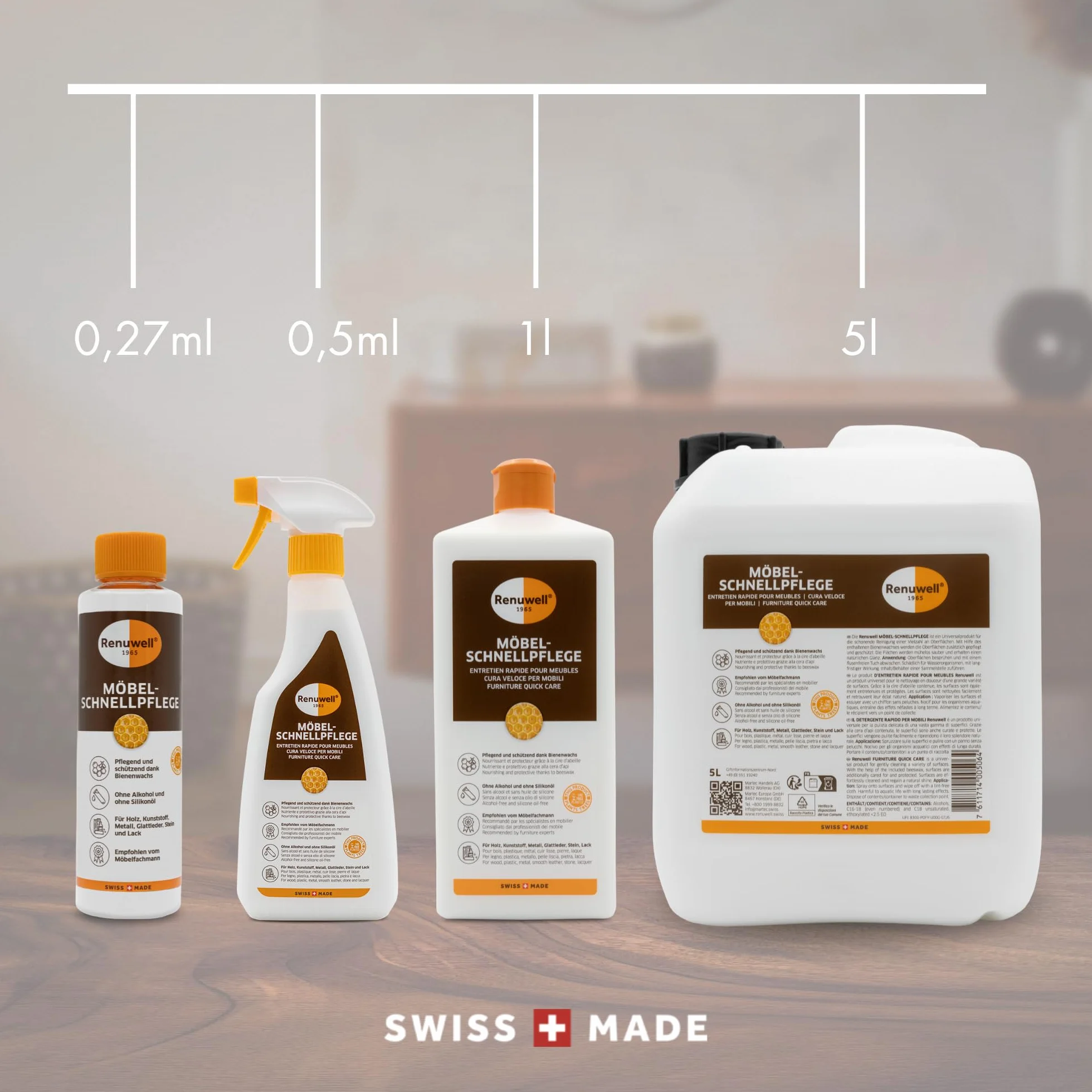 RENUWELL preparat do szybkiej pielęgnacji mebli 500 ml