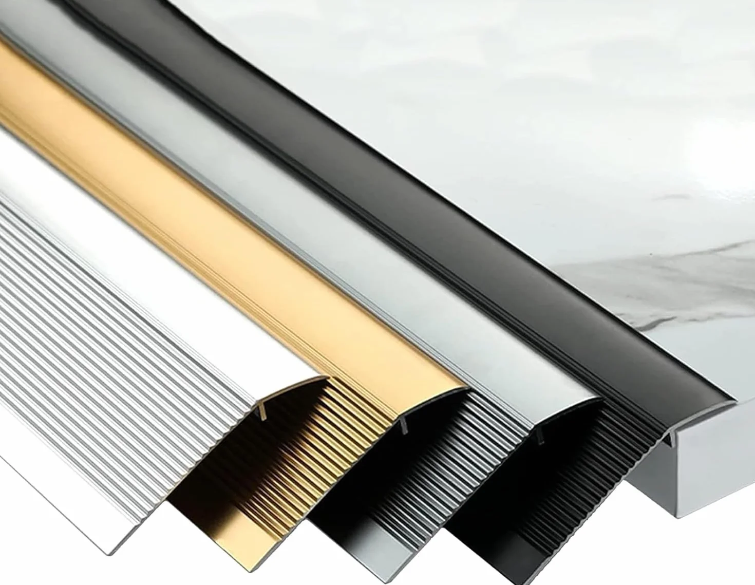 Aluminiowa listwa przejściowa do podłogi rampy, antypoślizgowa rampa dla wózków inwalidzkich, lekkie progi, reduktor podłogi do drzwi, skuterów, bagażu robota zamiatającego