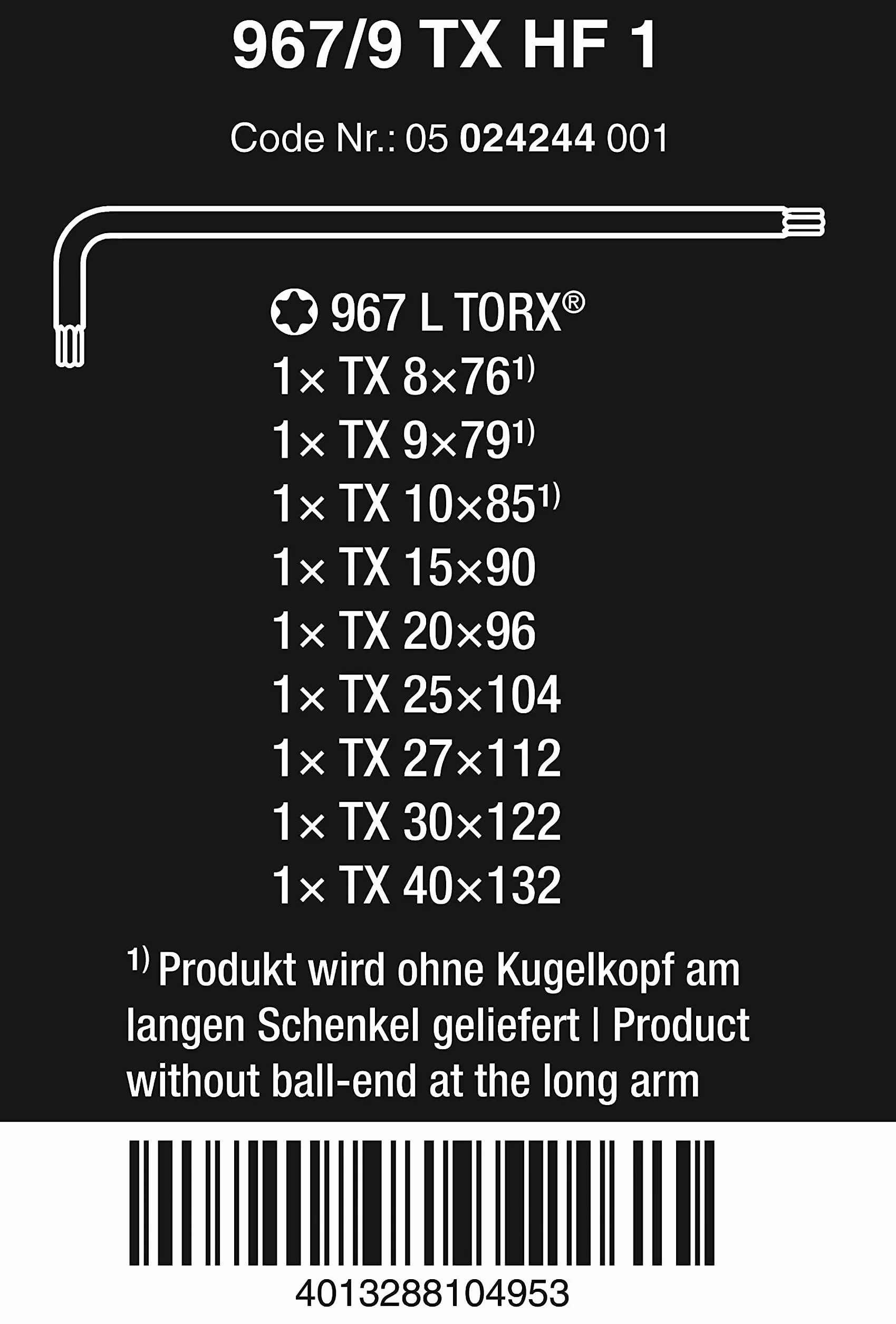 967/9 TORX HF 1