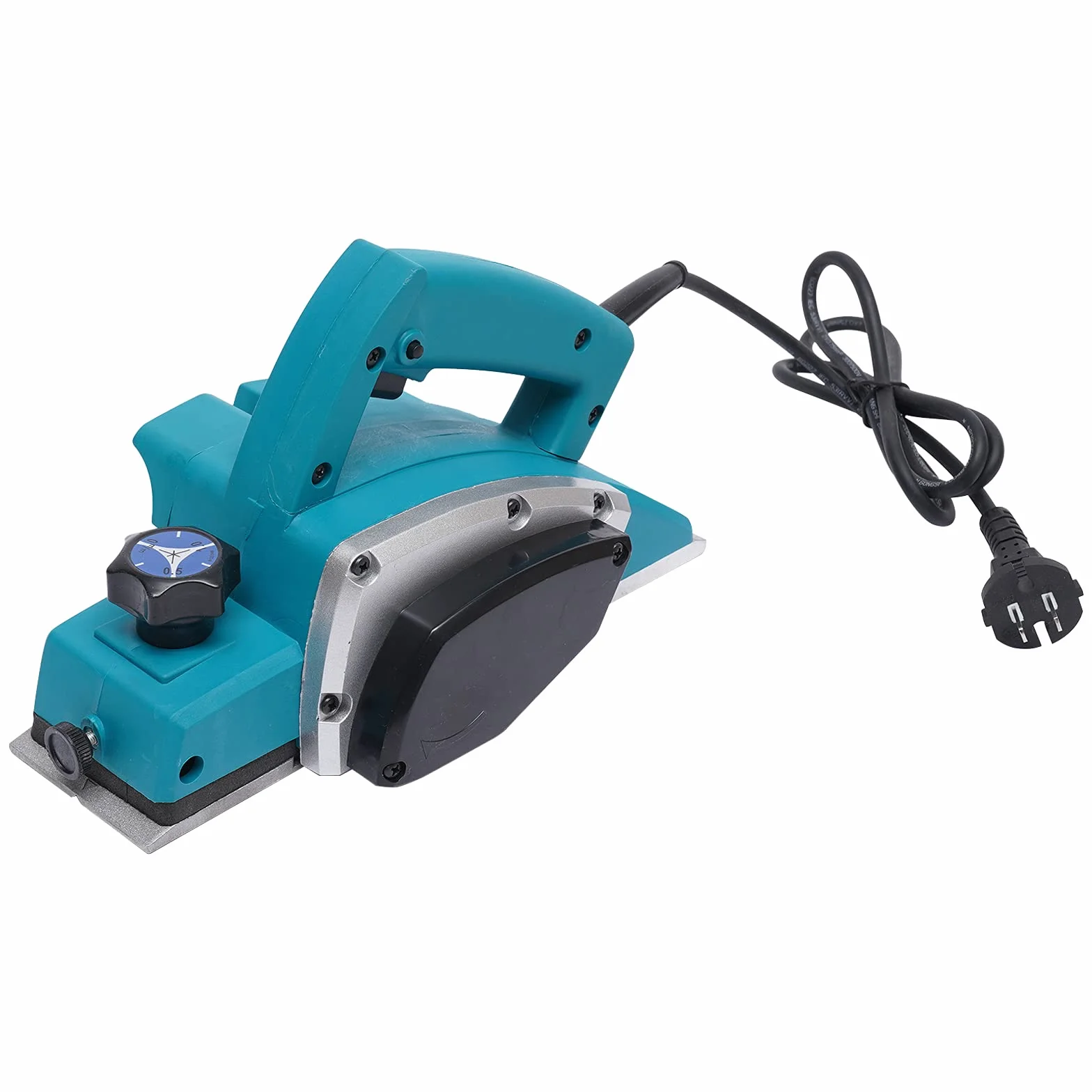 Strug elektryczny, 800 W, 16 000 obr./min, głębokość cięcia 1-2 mm, strug elektryczny do strugania płyt drewnianych, litego drewna i drewna sosnowego, narzędzie do obróbki drewna