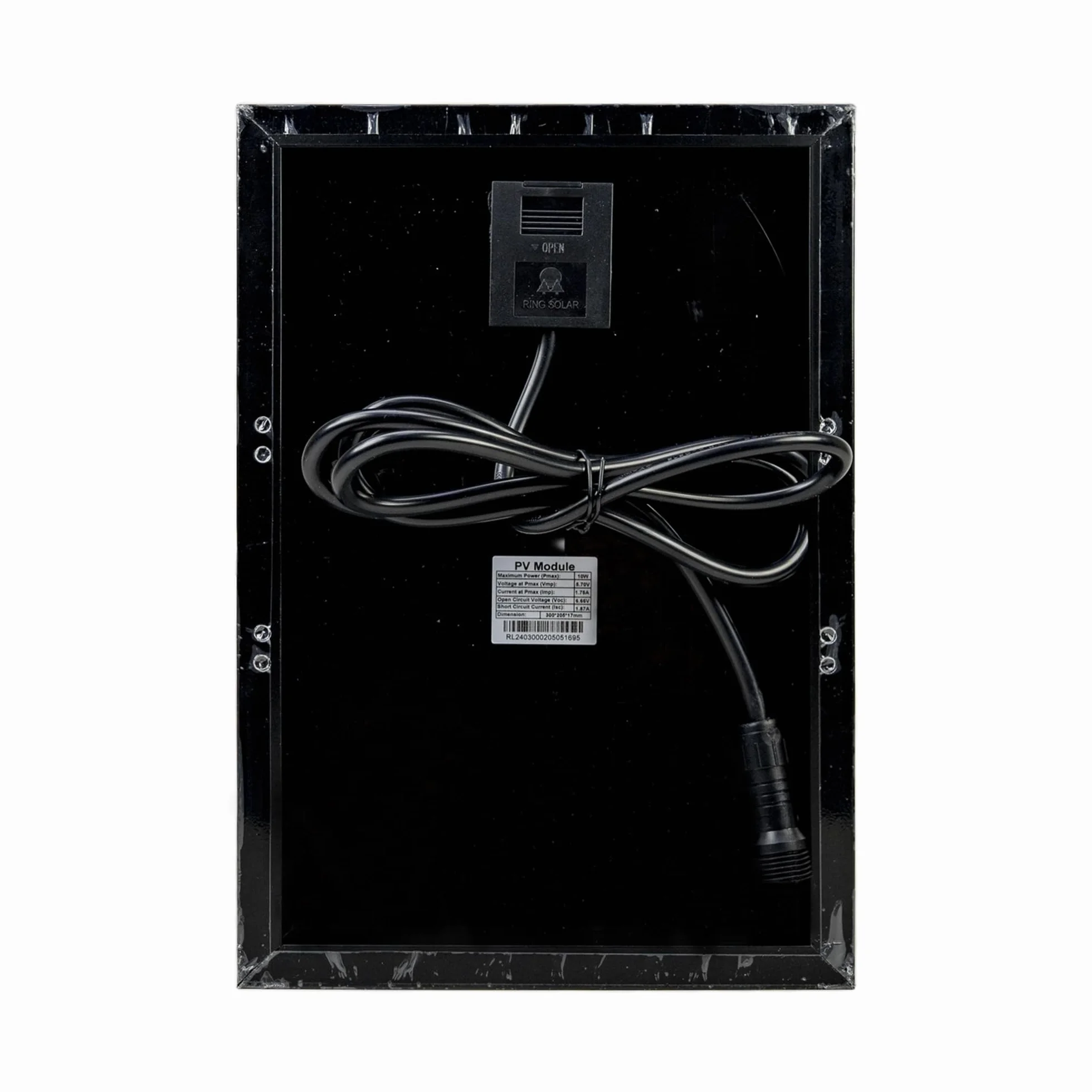PNI GreenHouse WS100 reflektor LED 100 W z panelem słonecznym, akumulator 10 000 mAh, pilot zdalnego sterowania, regulowany timer i jasność, 6500 K, IP65