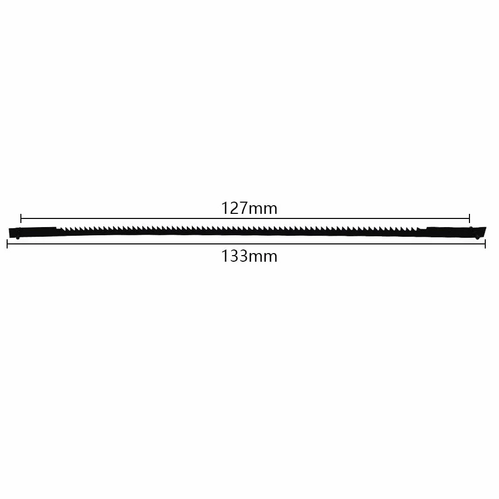16 sztuk piły do drewna do Compact Scroll 10/15/18/24 Teeth Pinned Scroll Saw Blades Wood Working Power Tool Accessories for Sawing Wood Plastic Foam Soft Metals