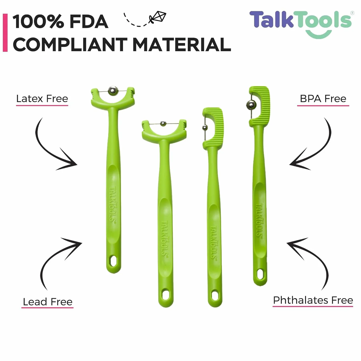 TalkTools Tongue Tip Lateralization & Elevation Tools - zestaw 2 narzędzi do terapii mowy TalkTools