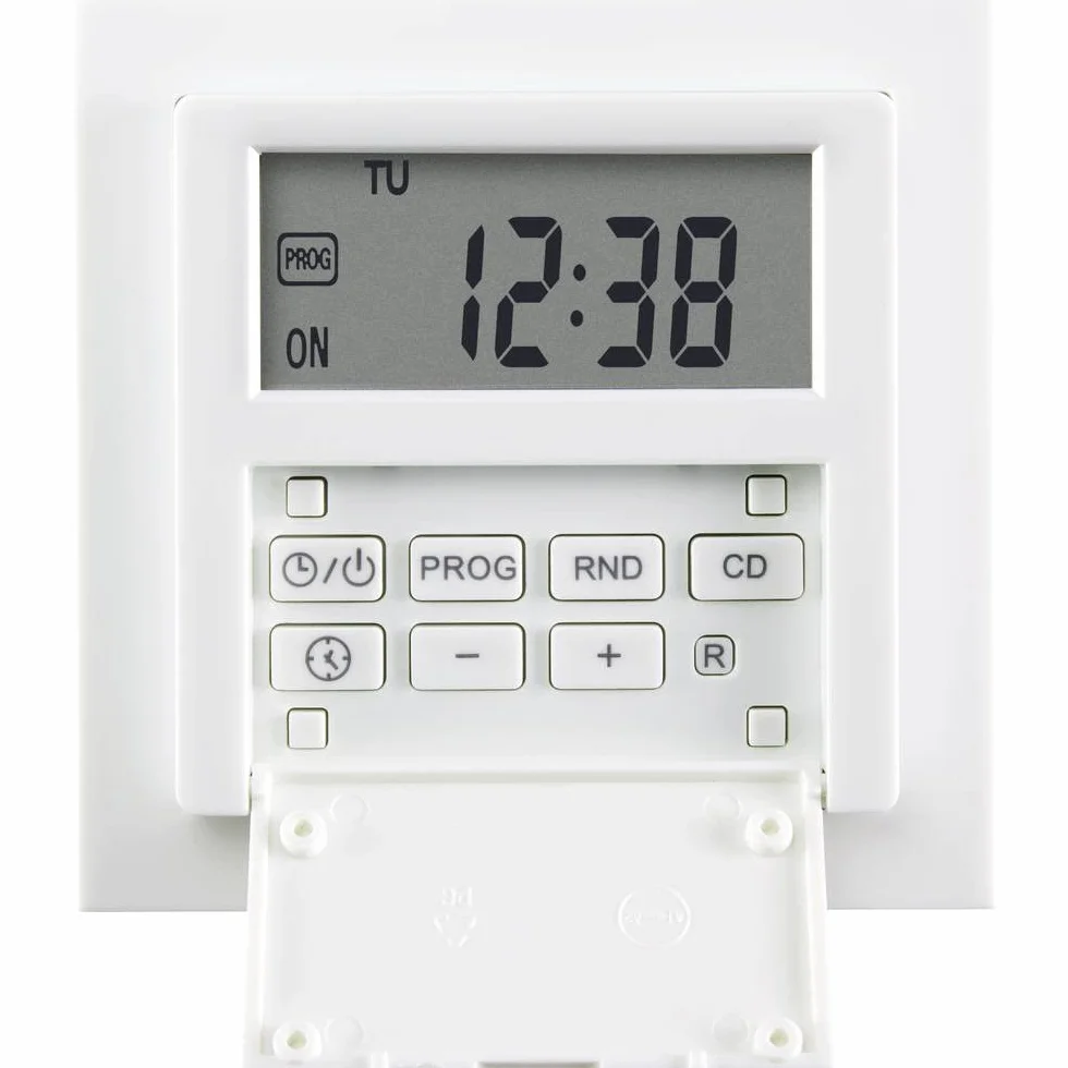 Sygonix SY-4504968 cyfrowy timer do montażu podtynkowego Program tygodniowy 1800 W Funkcja odliczania, a