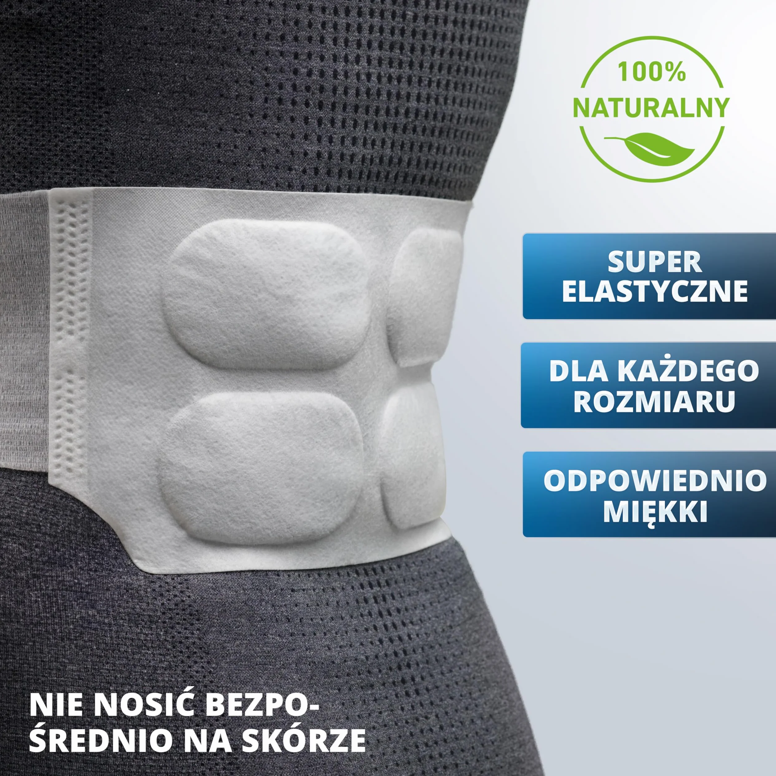 THE HEAT COMPANY Heat Wraps 10 sztuk Ogrzewanie ciała aktywowane powietrzem czysto naturalne S-XL