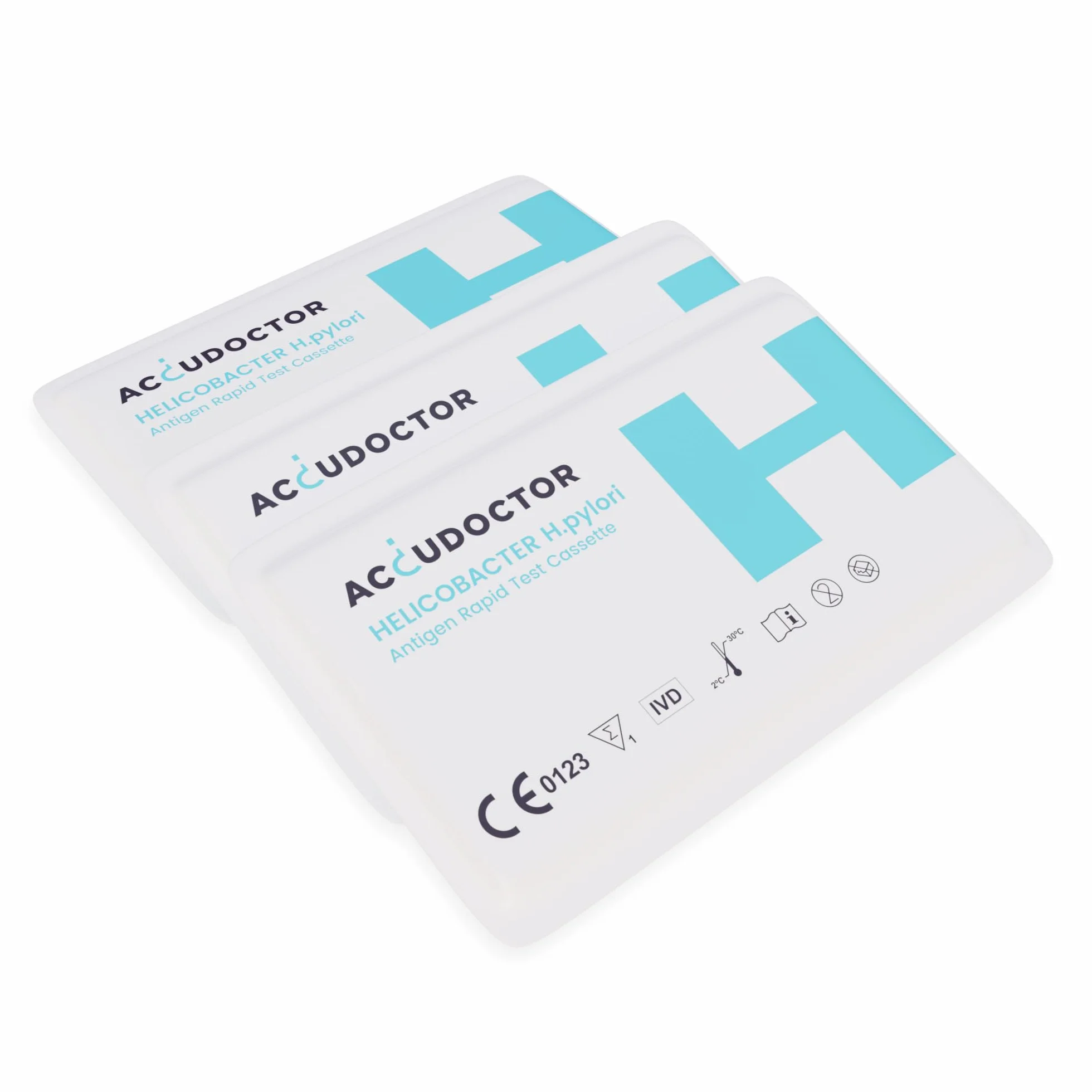 Accudoctor Helicobacter Pylori test kału detekcja antygenu autotest szybki test zestaw heliobacter priori check autotest domowy w domu autotest sprawdź test oddechowy tester test zdrowotny h.pylori