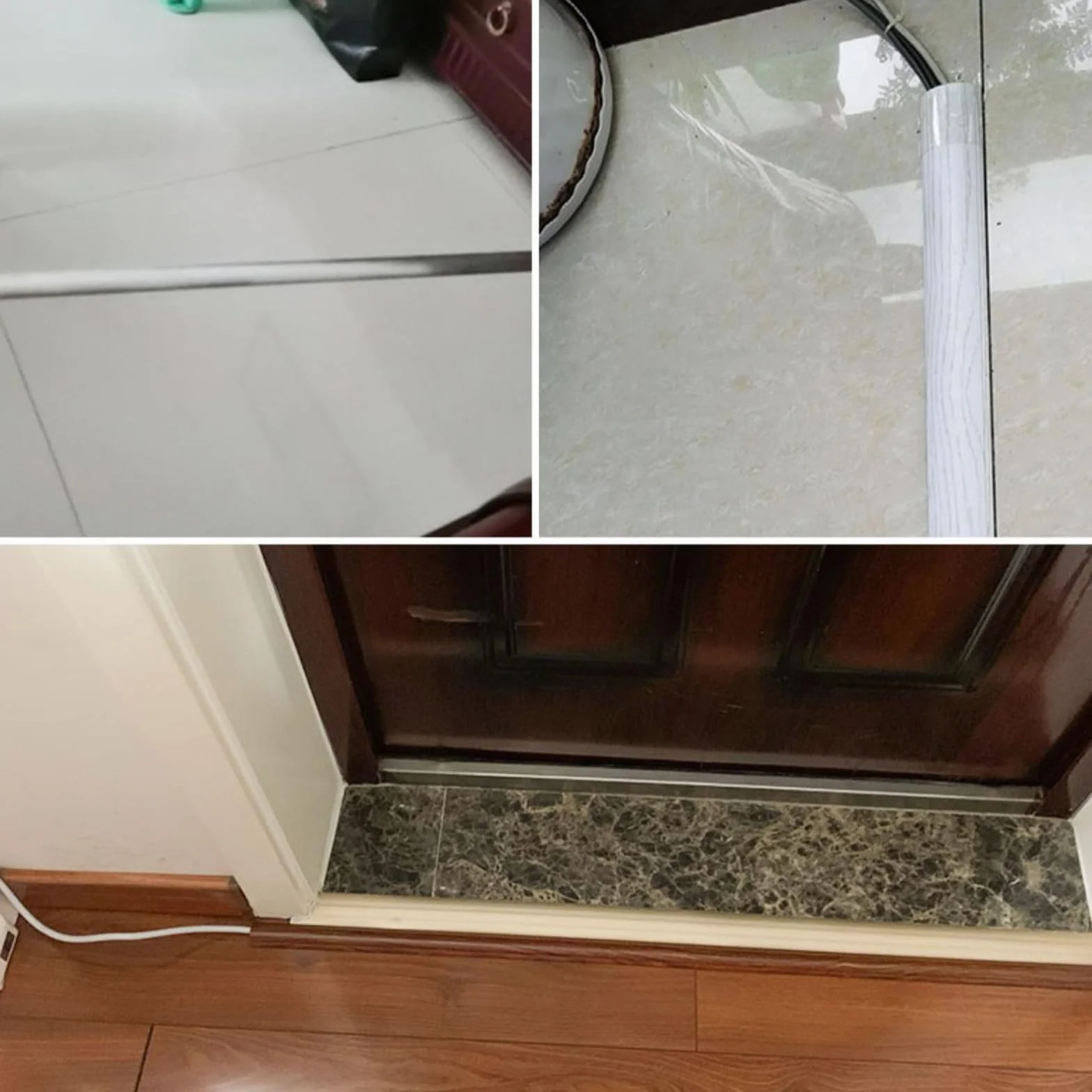 1m 2-pakowy Kanał Tłumiący Kable Ze Stopu Aluminium | Wielokolorowe, wiele rozmiarów, półokrągłe samoprzylepne ze stopu aluminium(Giallo,4#)