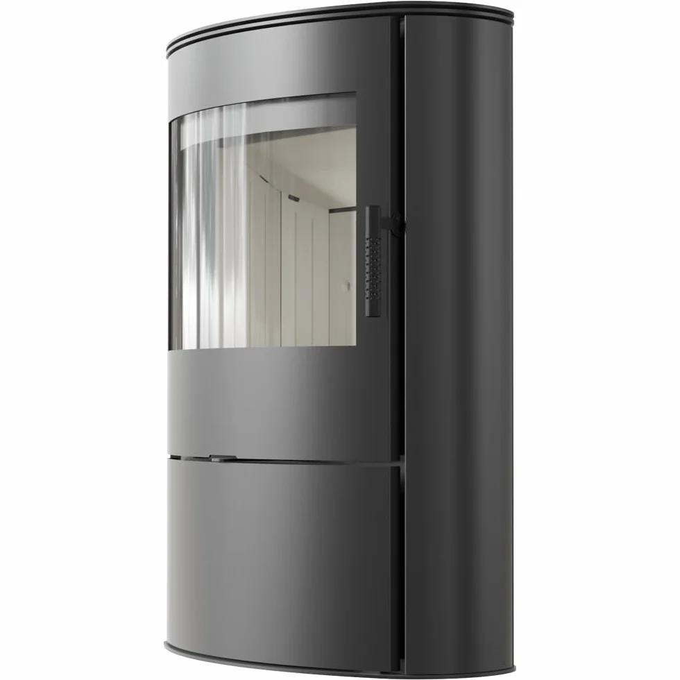 KRATKI Piec żeliwny koza AB/S/2/ ROLLO Ø 150 10 kW | EKOPROJEKT | BImSchV 2 | Zakres mocy 4-12kW | piec wolnostojący koza na drewno | Klasa energetyczna A