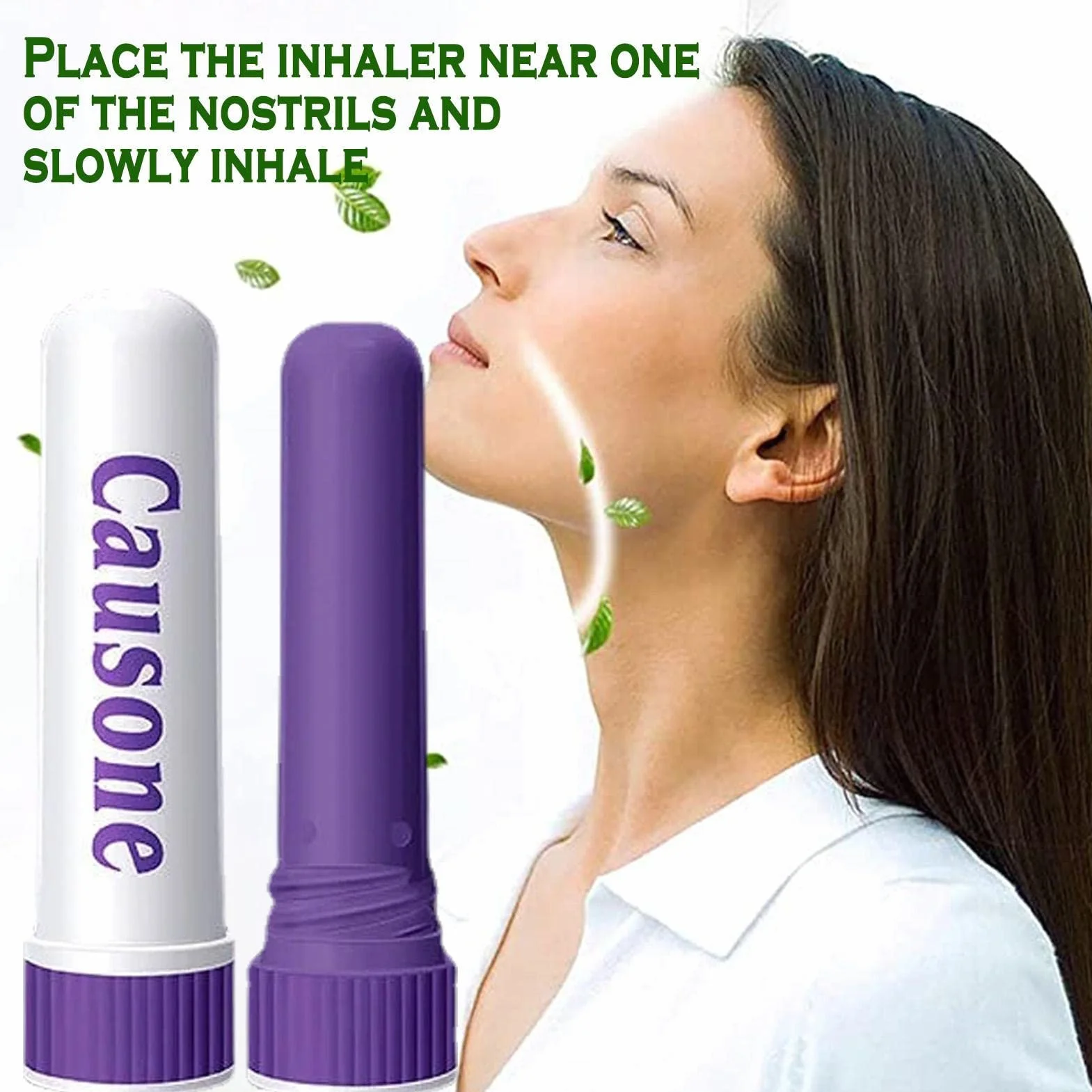 Inhalator olejków eterycznych do nosa, chłodzący olejek do aromaterapii, relaks i odświeżenie Purble