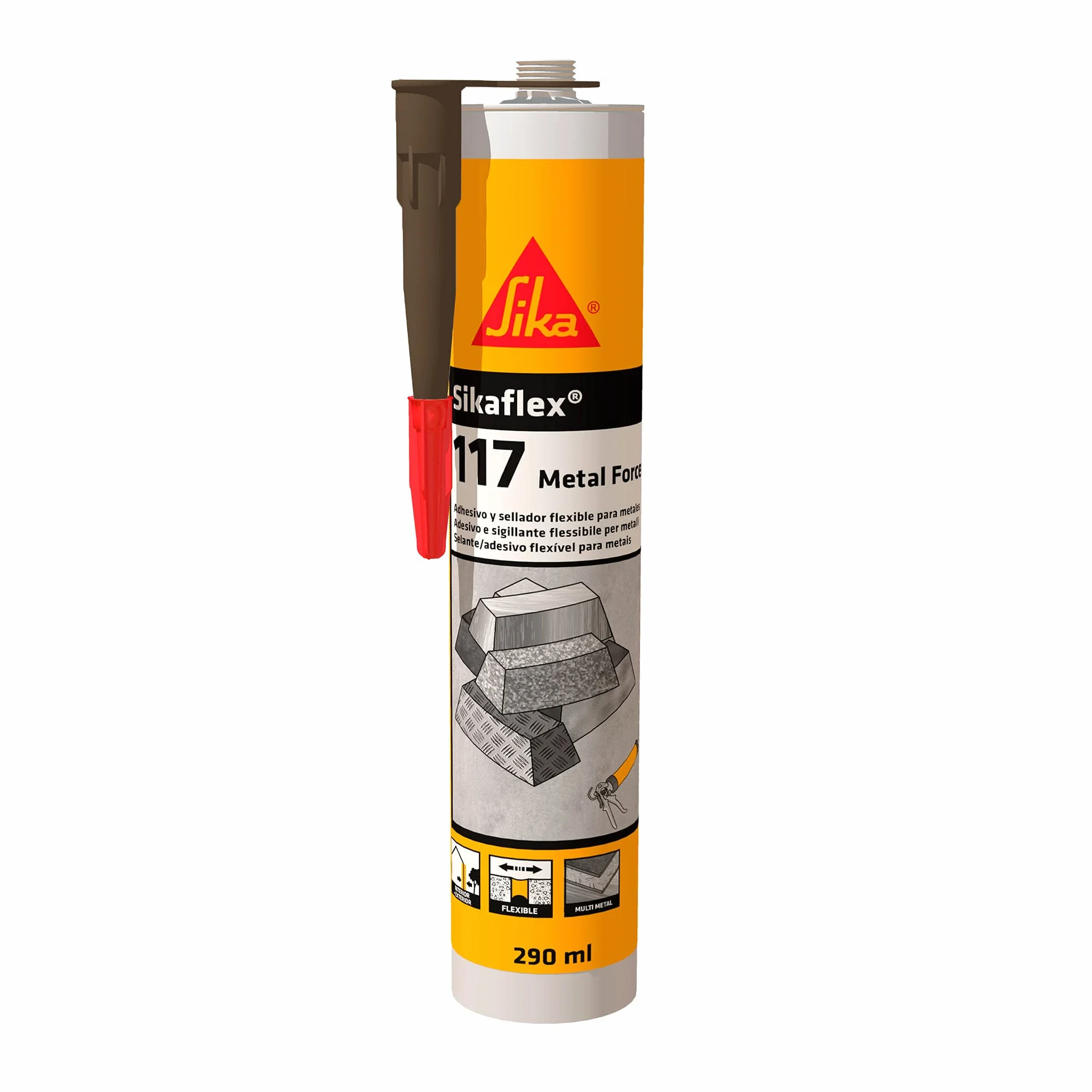 Sika Sikaflex Uszczelniacz, Brązowy, 290ml