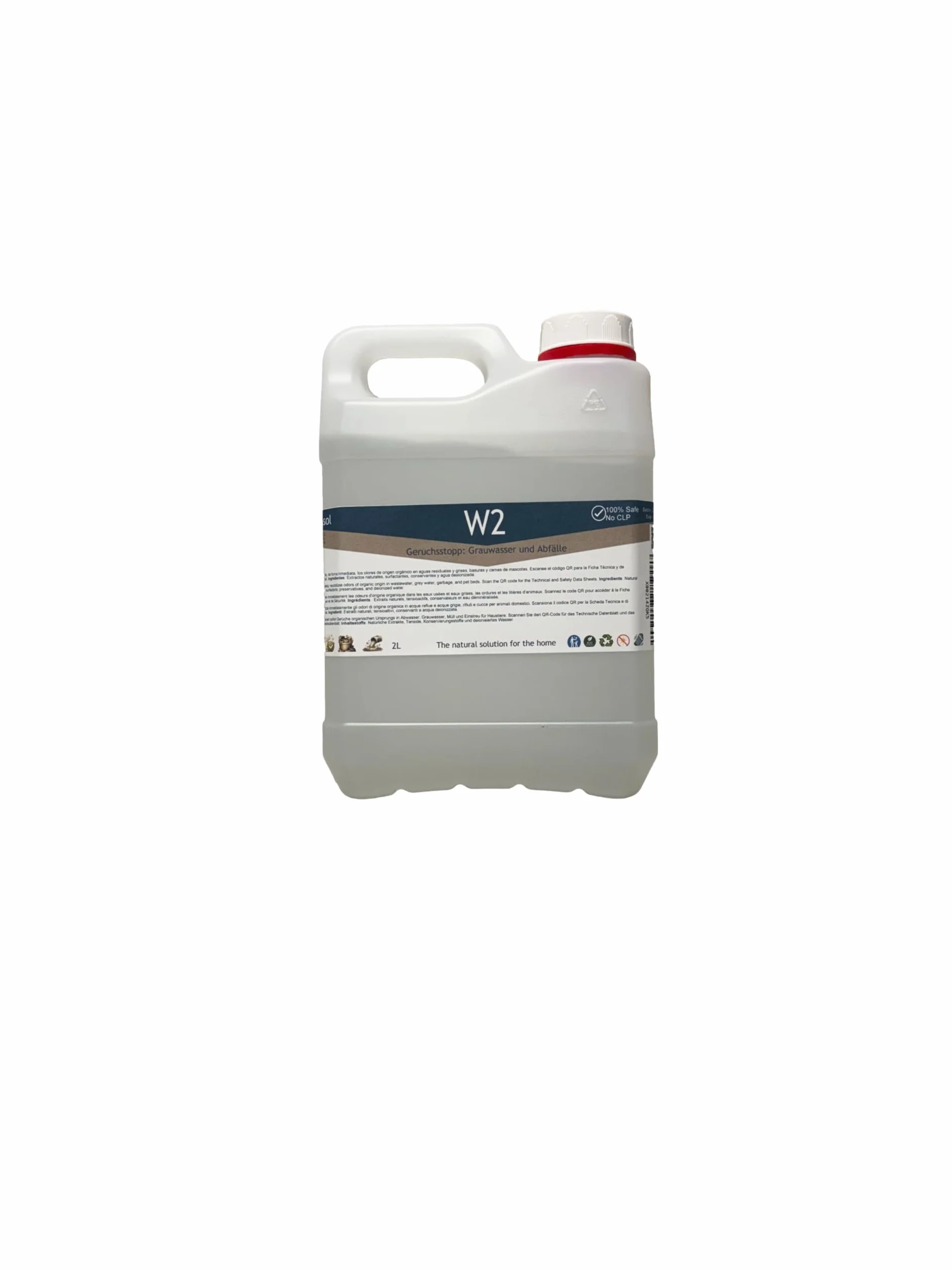 W2 Anti-odor Eliminacja nieprzyjemnych zapachów Błyskawicznie W rurach rynnach spustowych studzienkach kanalizacyjnych Wody resztkowe lub szare Usuwa przykry zapach (2L)