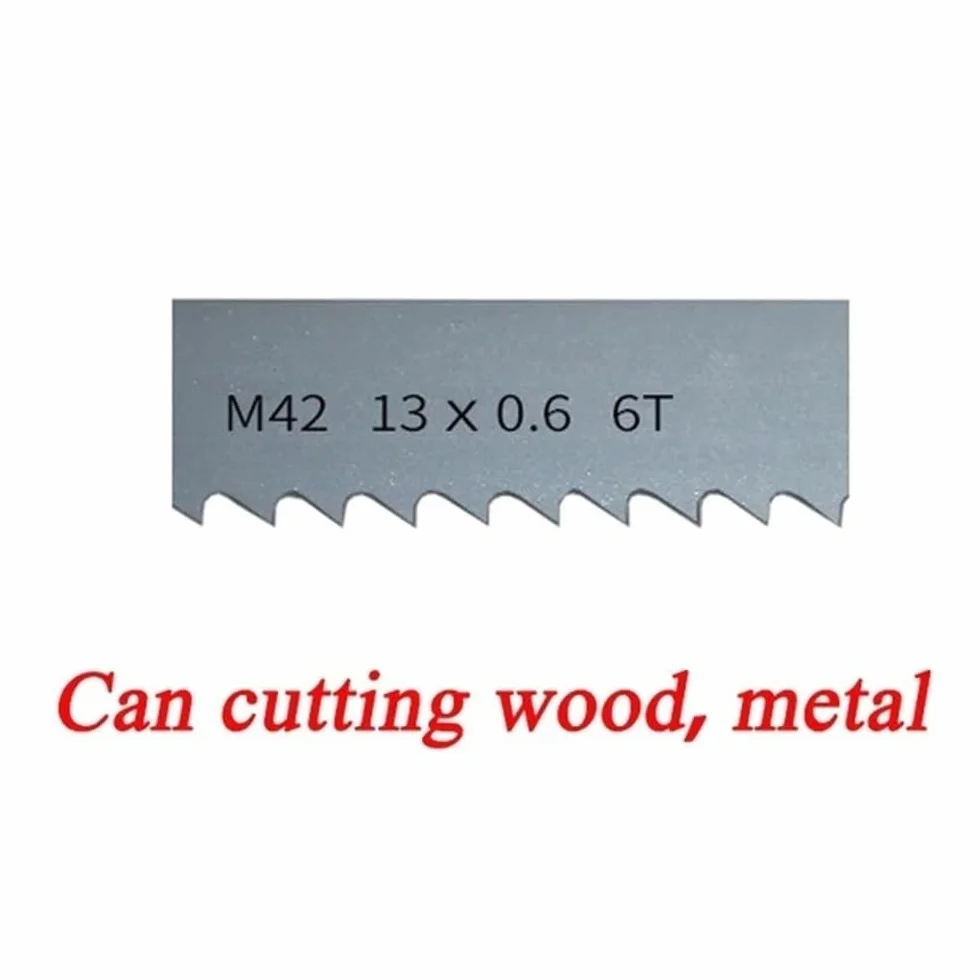 Piła taśmowa 10'' Balde, 13 mm 1/2 cala M42 Bimetaliczne brzeszczoty taśmowe, 70,5 72, Metalowe do cięcia twardego drewna i plastiku(72 inch)