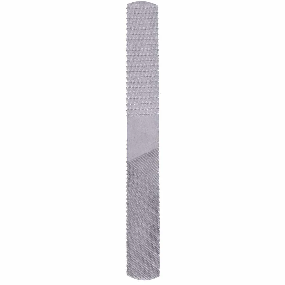 4 w 1 8 cali / 200 mm stalowy płaski pilnik półokrągły stolarski narzędzie ręczne do drewna do drewna metalowe plastikowe opakowanie wielokrotnego użytku socialme-eu