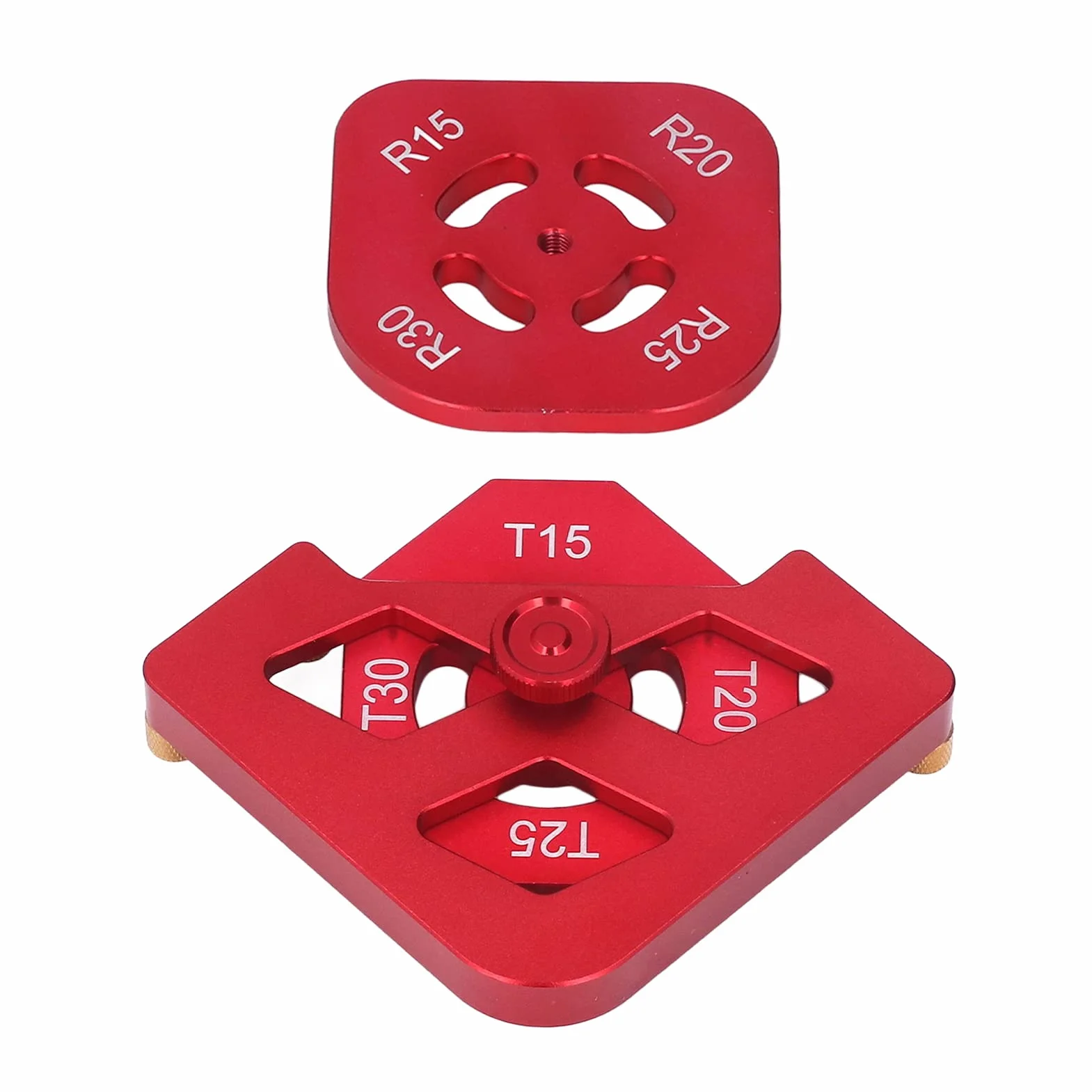 Radius Jig Szablony routera, 3 sztuki, szablony do frezarki górnowrzecionowej, ze stopu aluminium, kątownik stołowy, promień, do routera jig, R15, R20, R25, R30, T15, T20, T25, T30