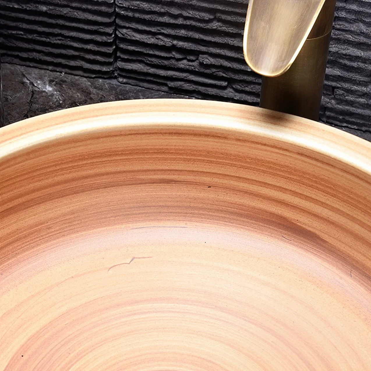 Ceramiczna Umywalka Nablatowa, Minimalistyczna, Artystyczna Umywalka Nablatowa Z Kranem I Odpływem, Jeden Kolor, Jeden Kolor