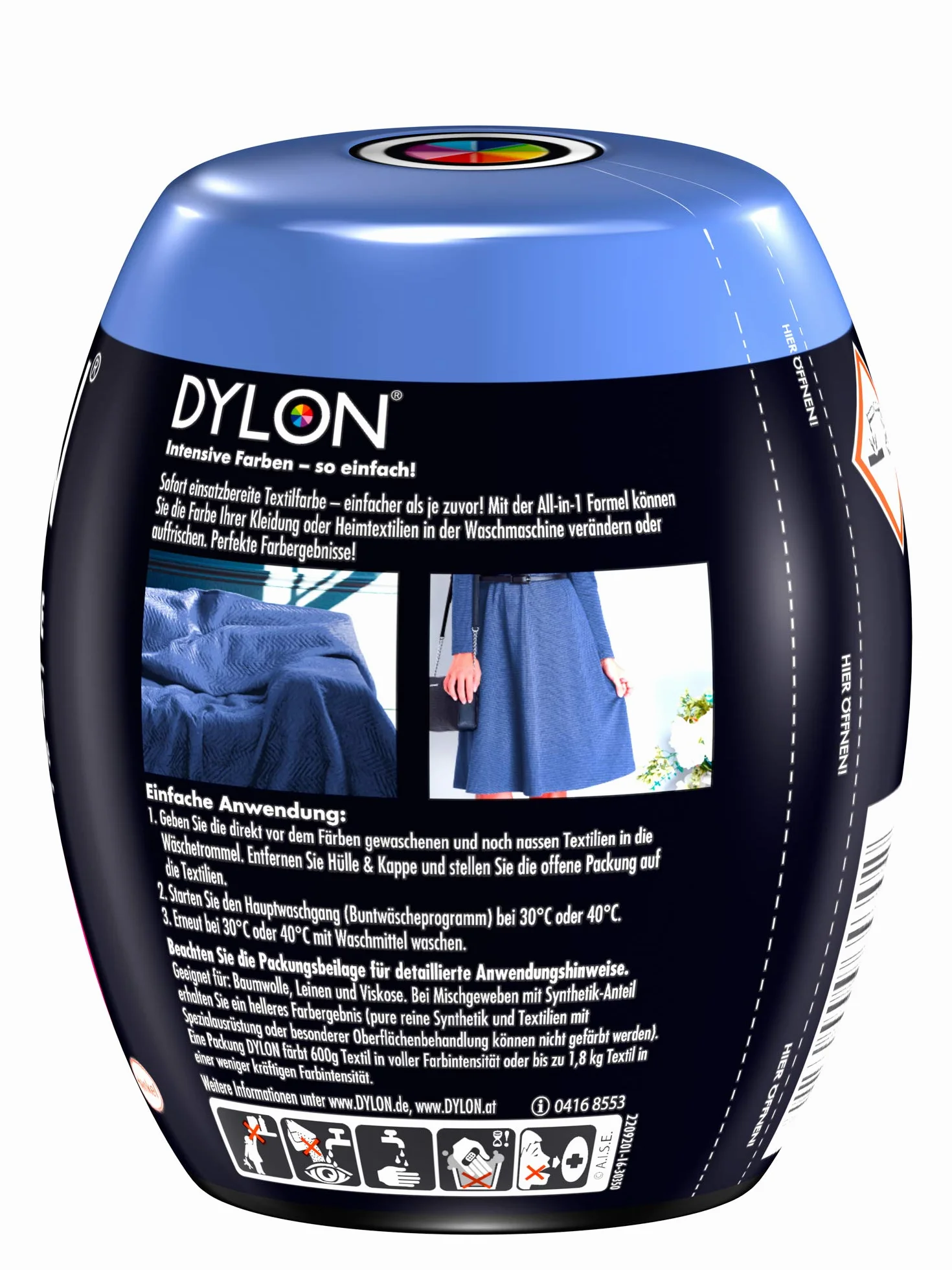 Dylon Farba tekstylna All in 1.