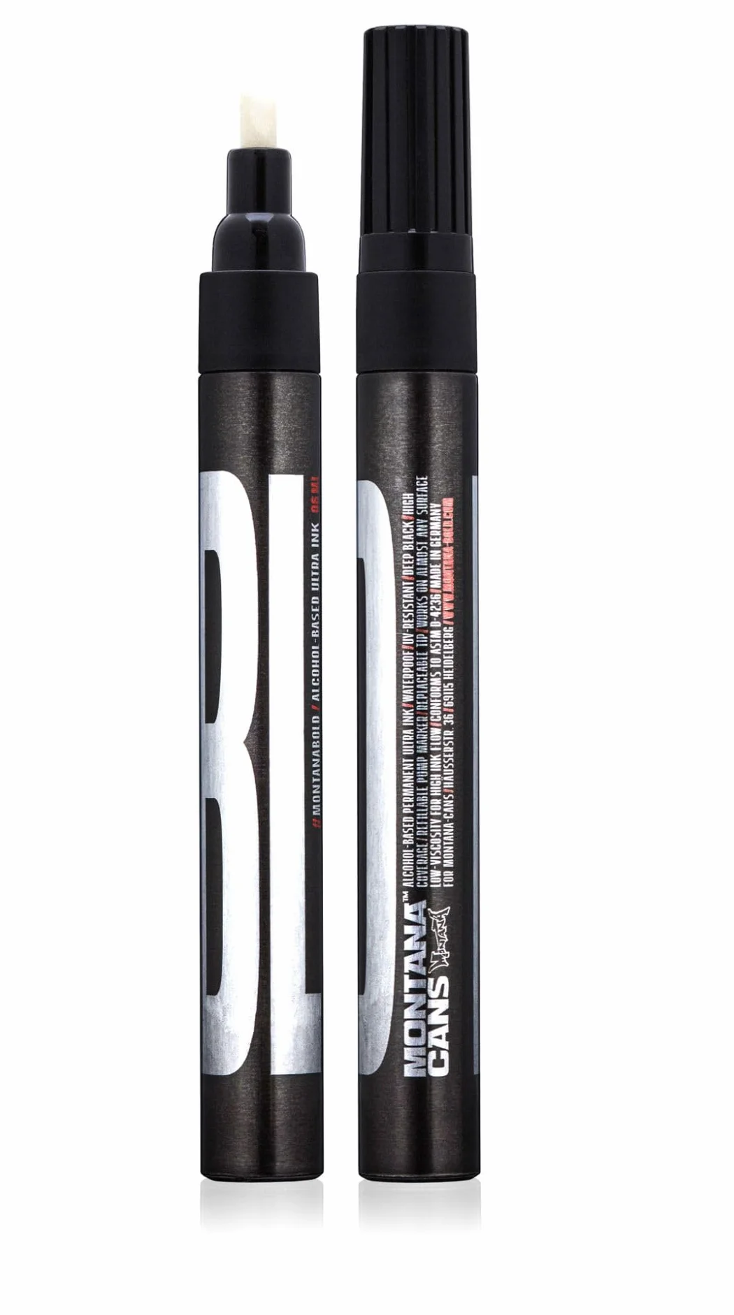 Montana Black Pocket Cans Zestaw puszek ze sprayem 3 x 50 ml Czarny + Marker